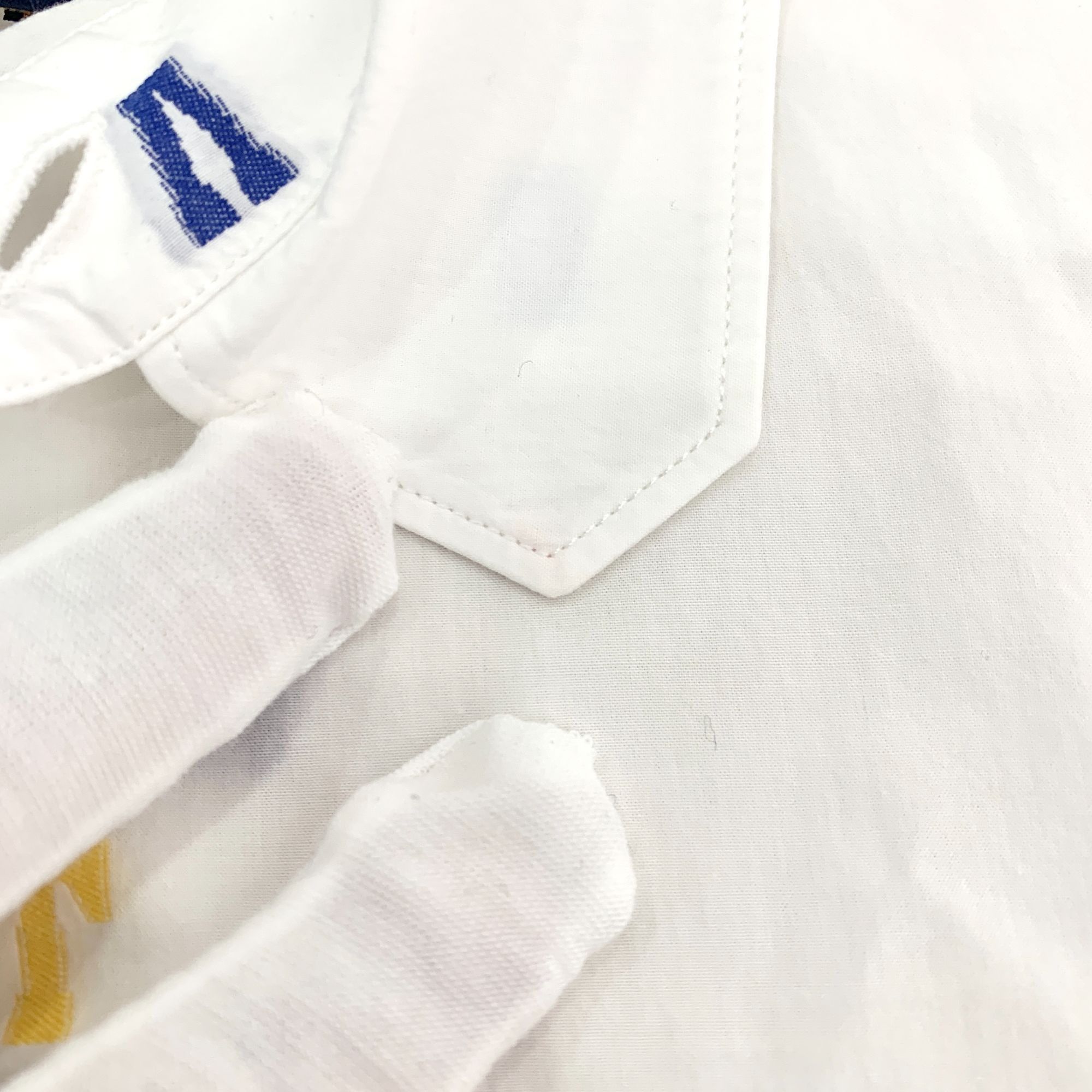 Louis Vuitton Louis Vuitton White Letter Embroidered Cotton Long-Sleeve Sh Size XS / US 0-2 / IT 36-38 - 5 Thumbnail