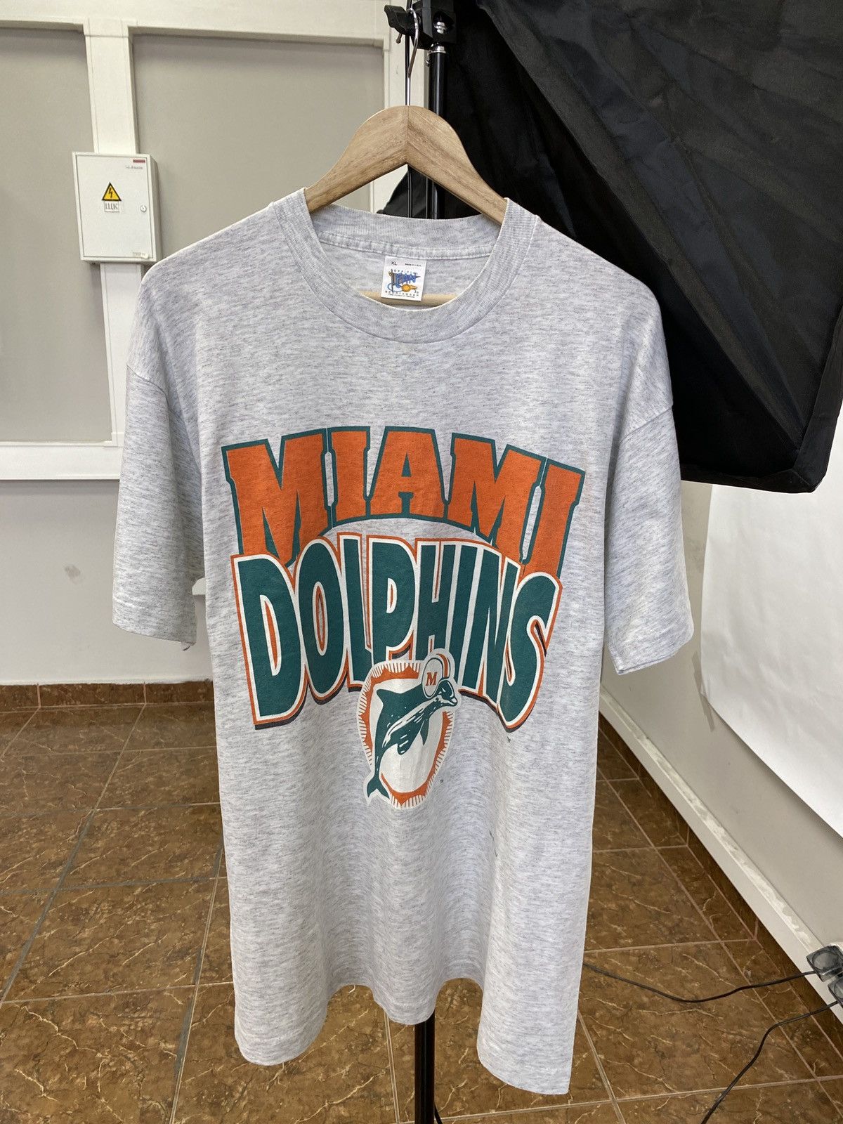 NFL 🏈🐬 Vintage 90s Miami Dolphins NFL Football Jersey Rugby hype Size US XL / EU 56 / 4 - 1 Thumbnail
