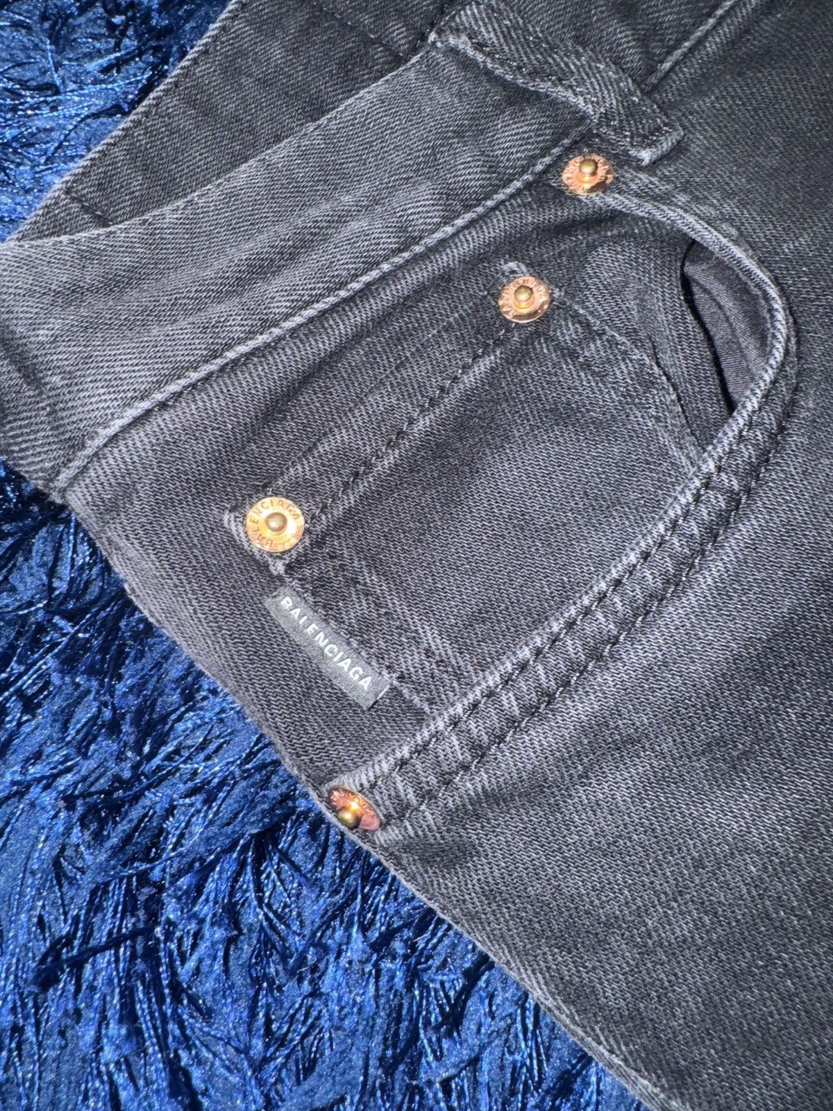Balenciaga × Designer Balenciaga black skinny denim Size 25" / US 0 / IT 36 - 5 Thumbnail