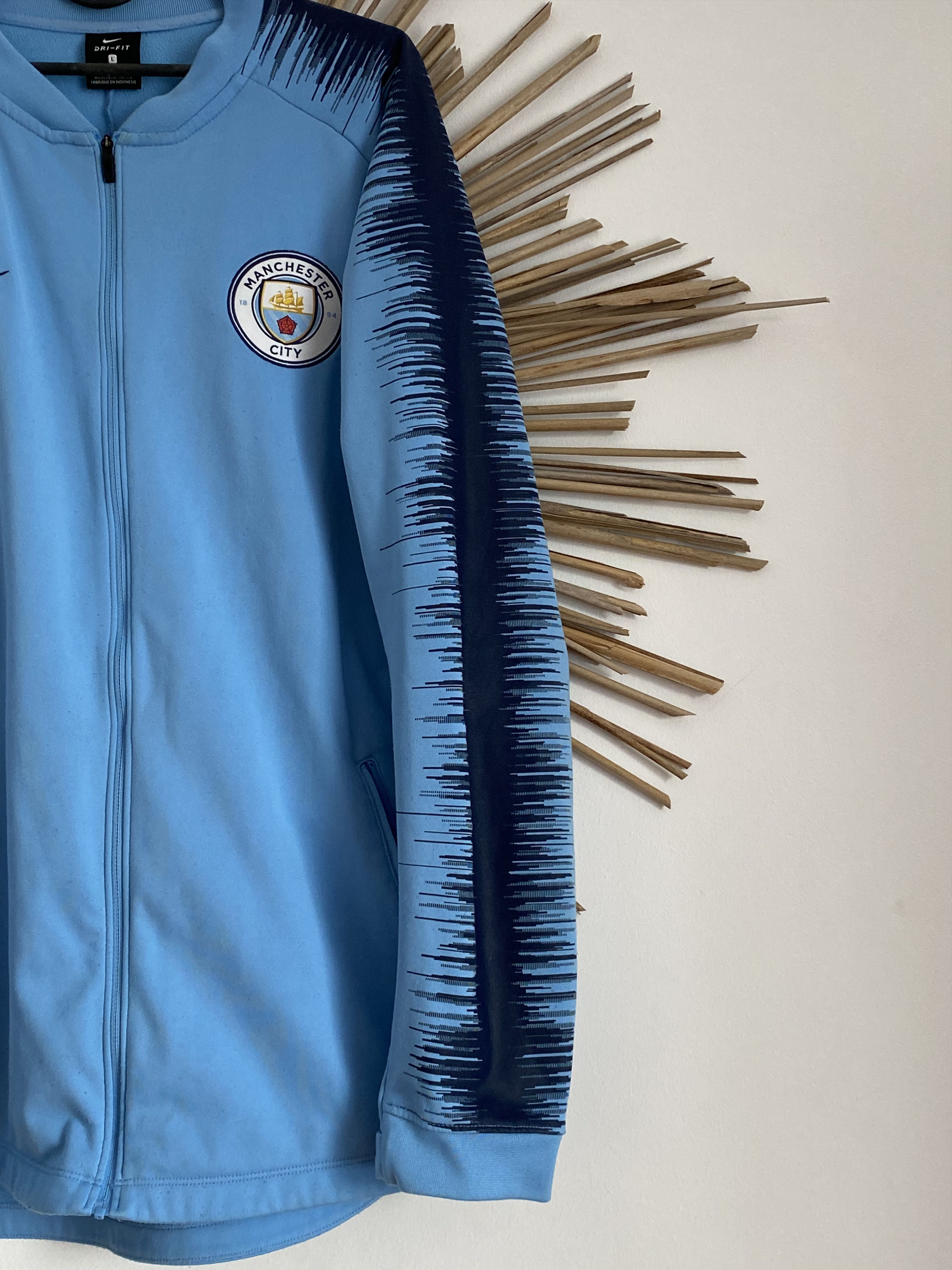 Nike Manchester city nike training zip hoodie 2018 2019 Size US L / EU 52-54 / 3 - 2 Thumbnail