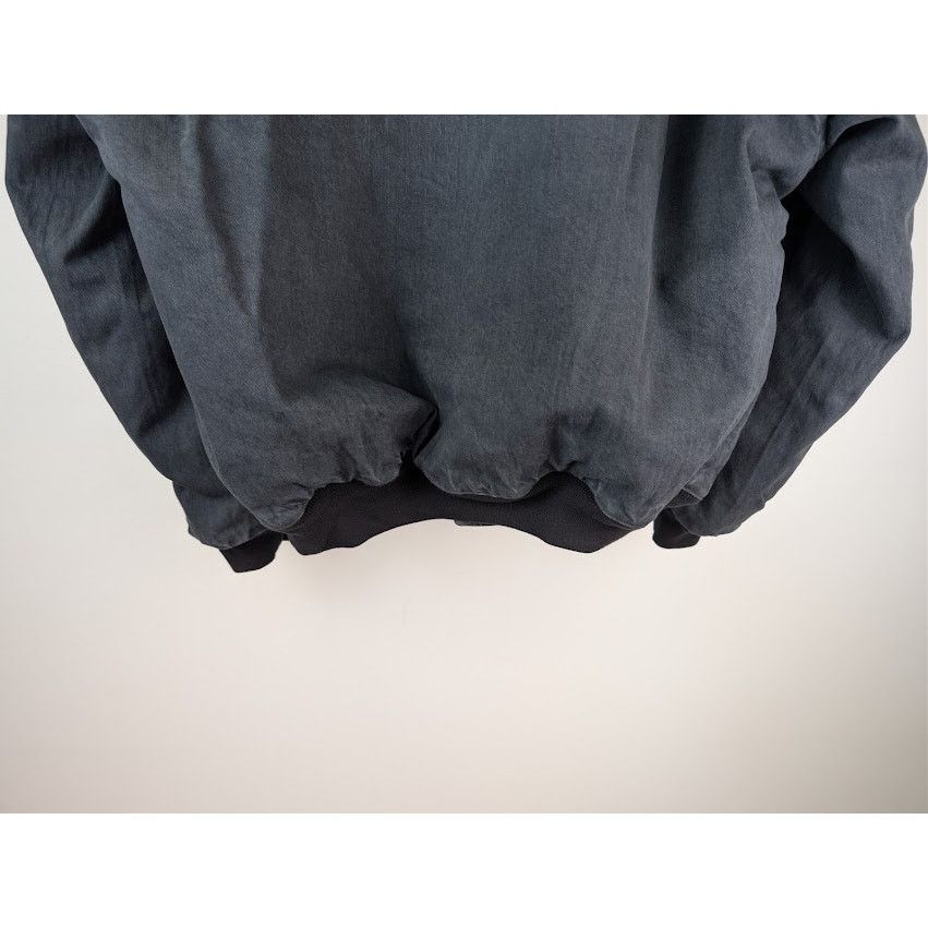 Balenciaga o1rshd1 Organic Japanese Denim Zip-Up Hoodie in Heavy Grey Size US M / EU 48-50 / 2 - 15 Thumbnail