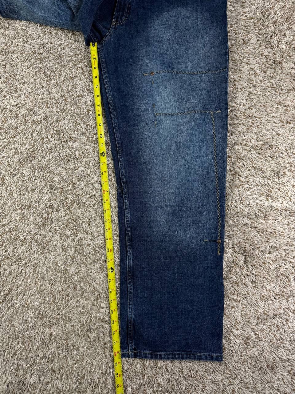Enyce ENYCE Baggy Jeans Y2K Hip Hop Panel Seam Faded Denim Size US 36 / EU 52 - 6 Thumbnail