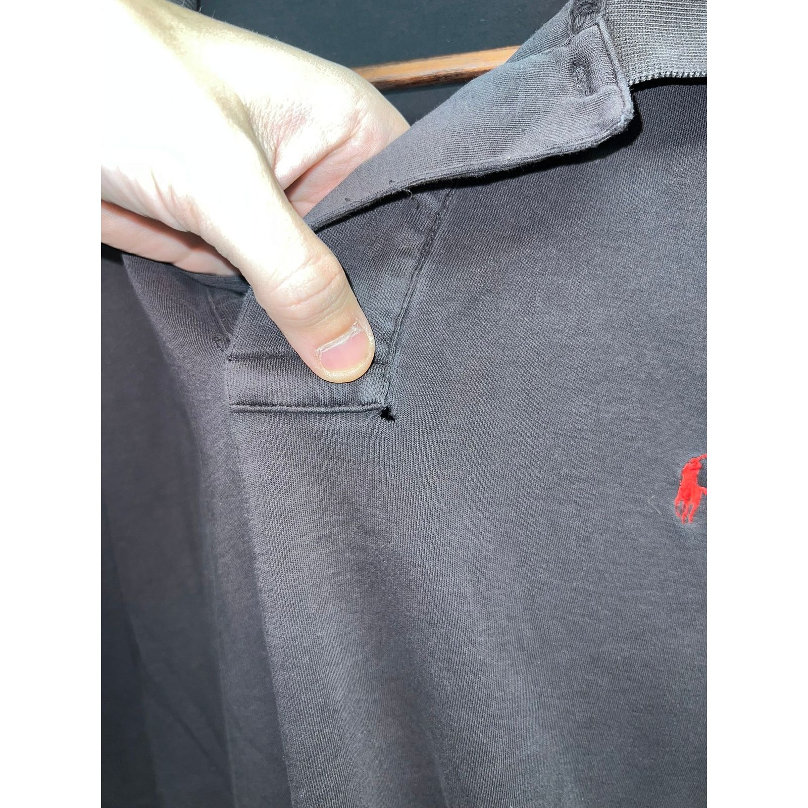Other Vintage Polo By Ralph Lauren Black Polo Shirt 100% Cotton Size US L / EU 52-54 / 3 - 5 Thumbnail