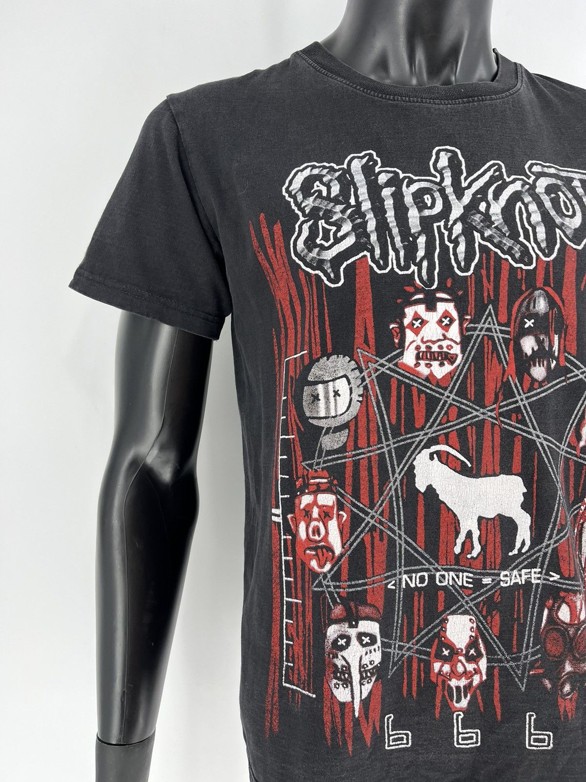 Band Tees × Vintage Vintage Slipknot Satan 666 Graphic Tee T-shirt Y2K 2000s Size US S / EU 44-46 / 1 - 6 Thumbnail