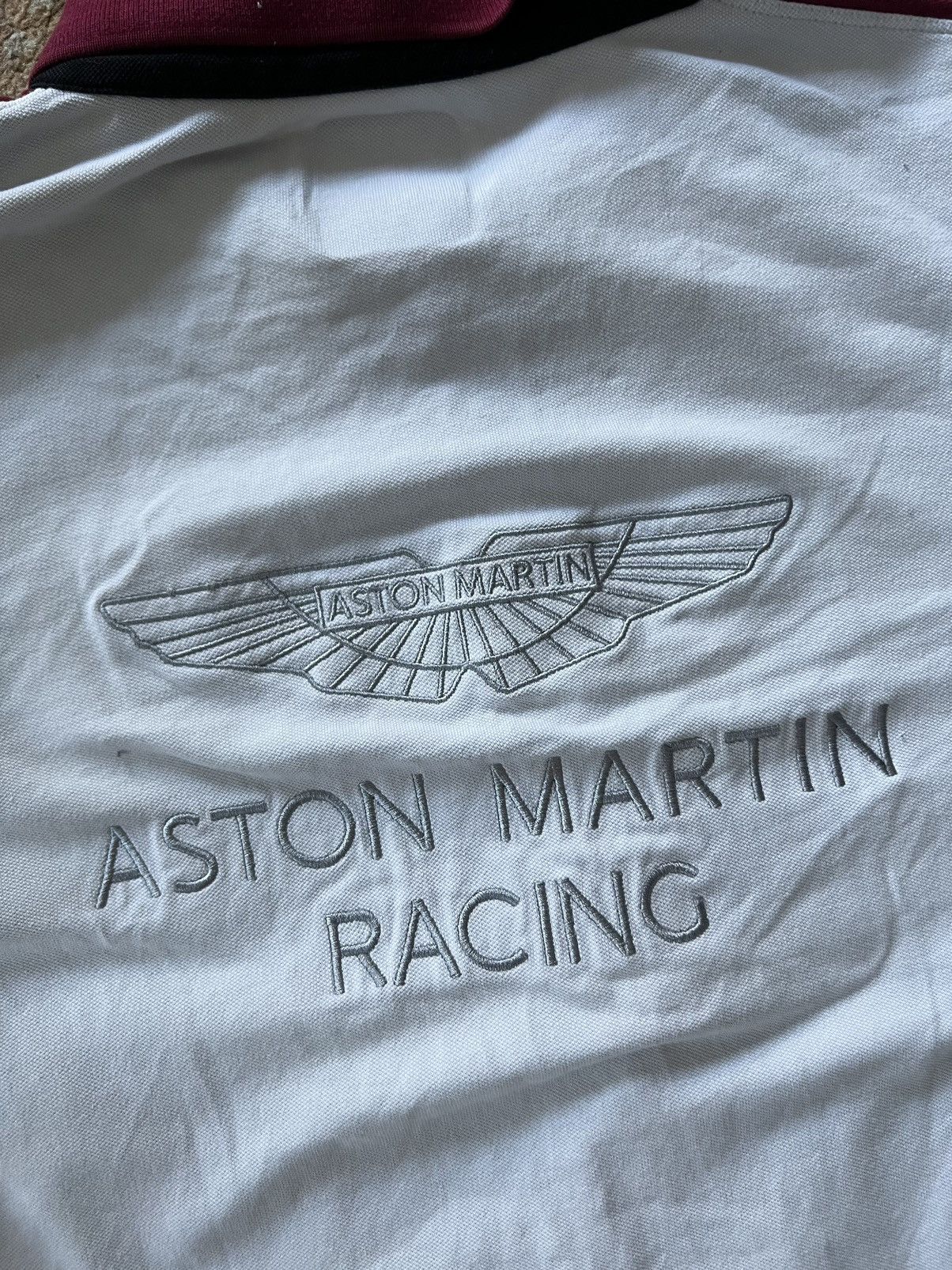Hackett × Vintage 🎴 90’s ASTON MARTIN RACING HACKETT Y2K LONGSLEEVE POLO Size US XL / EU 56 / 4 - 8 Thumbnail
