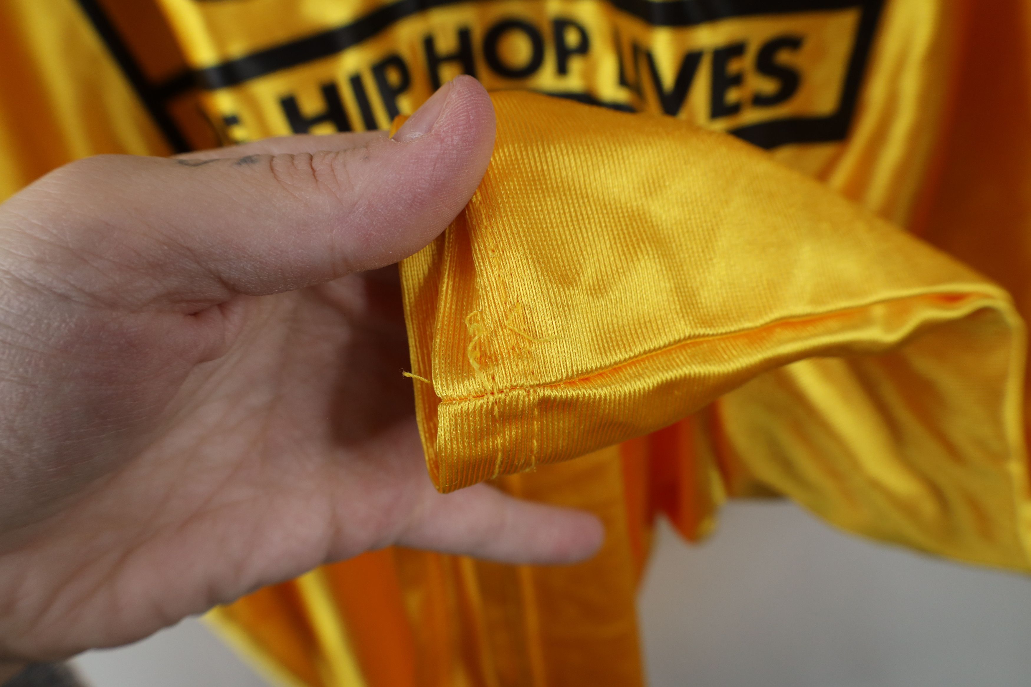 Vintage Vintage 90s Streetwear Hip Hop Lives Football Jersey USA Size US XXL / EU 58 / 5 - 8 Thumbnail