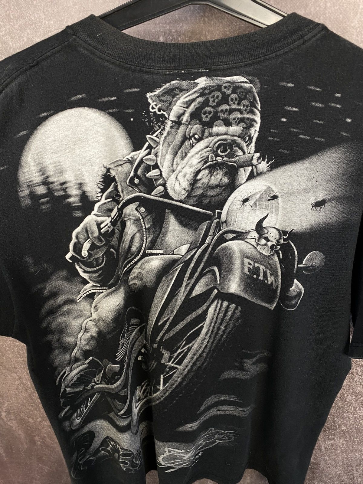 Liquid Blue Vintage Liquid Blue Bulldog All Over Print T Shirt Size US XL / EU 56 / 4 - 5 Thumbnail