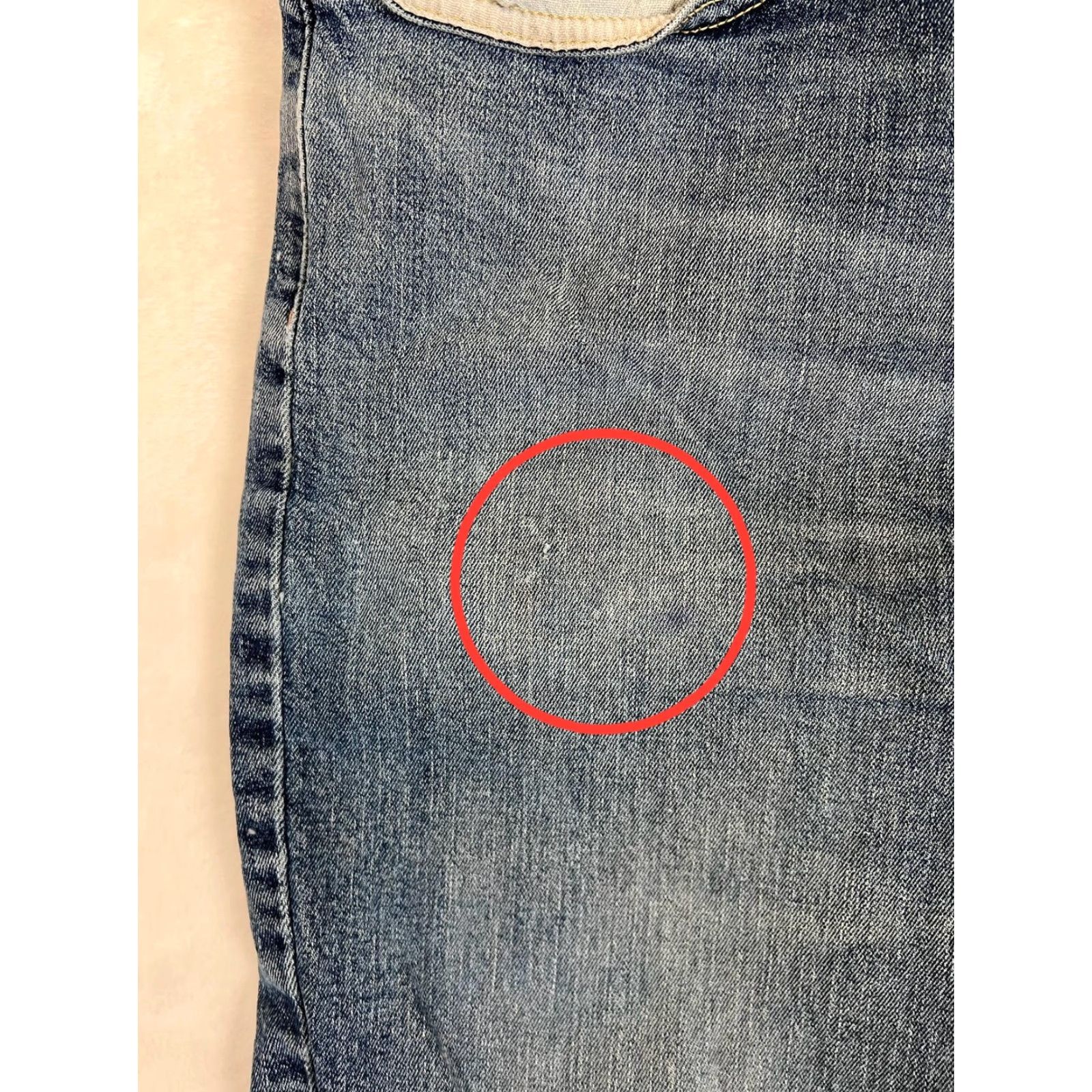 Levi's Levis 559 Jeans Mens 40x32 Blue Denim Relaxed Straight Leg Distressed Worn Vintage No? Size US 40 / EU 56 - 4 Thumbnail