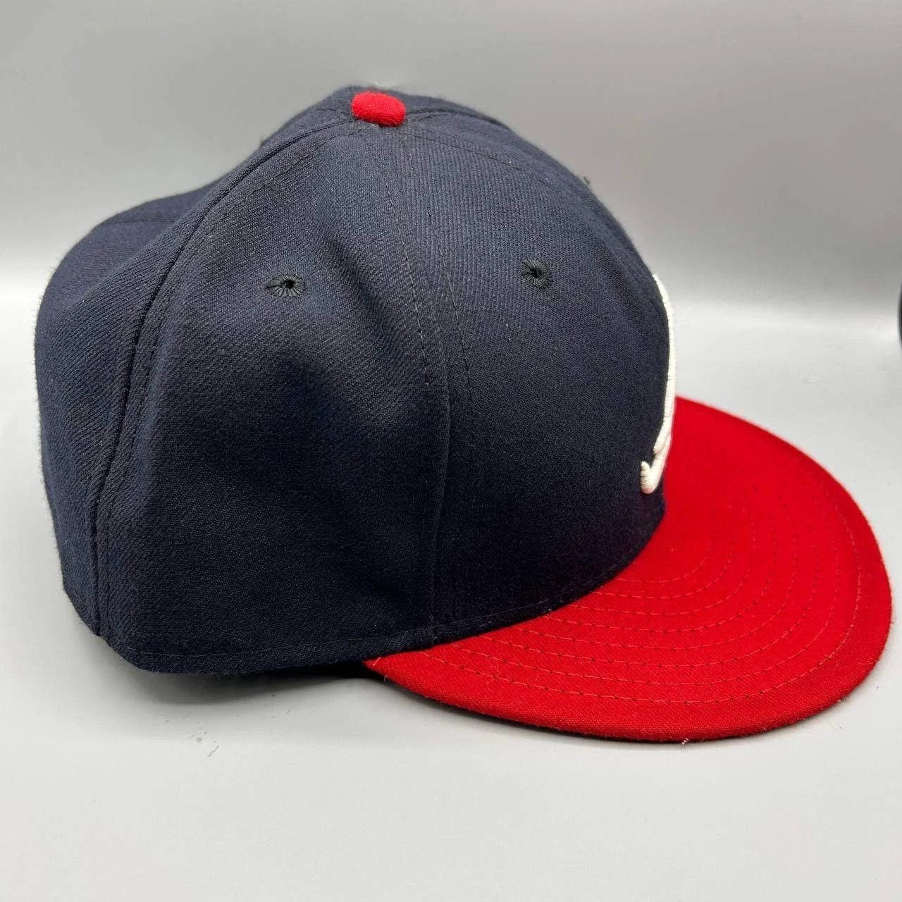 New Era Atlanta Braves Hat 8 Embroidered MLB 59Fifty New Era Fitted Size ONE SIZE - 2 Thumbnail