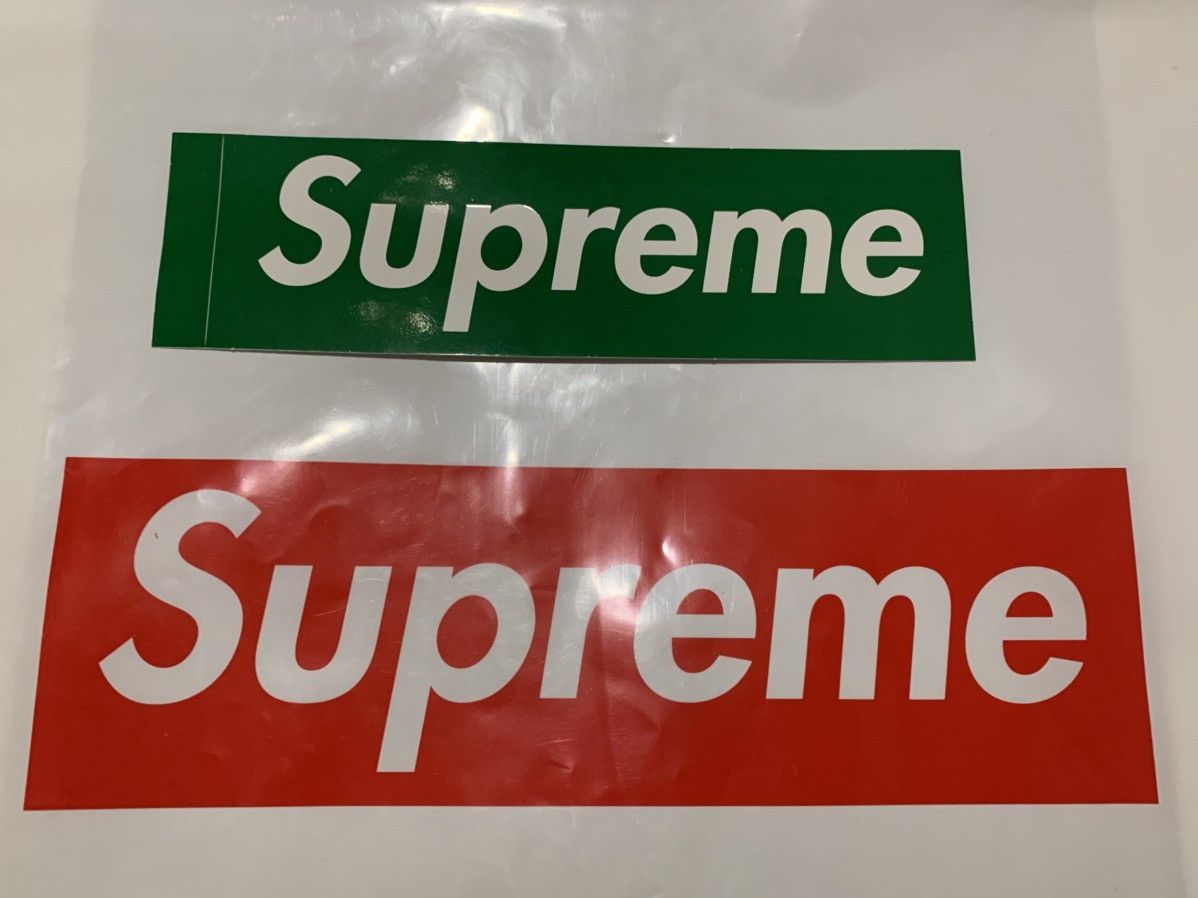 Supreme Supreme Green Box Logo Sticker Size ONE SIZE - 1 Preview