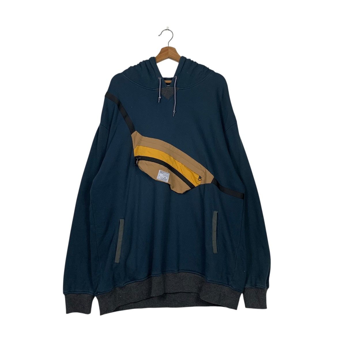 GRN GRN Tokyo Crossbody Bag Pullover Hoodie Sweatshirt #2051-C89 Size US XL / EU 56 / 4 - 7 Thumbnail
