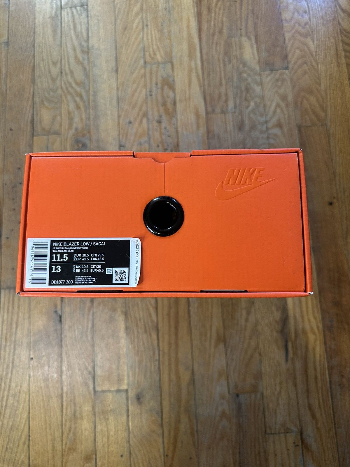 Nike × Sacai NIKE BLAZER LOW X SACAI Size US 11.5 / EU 44-45 - 5 Thumbnail