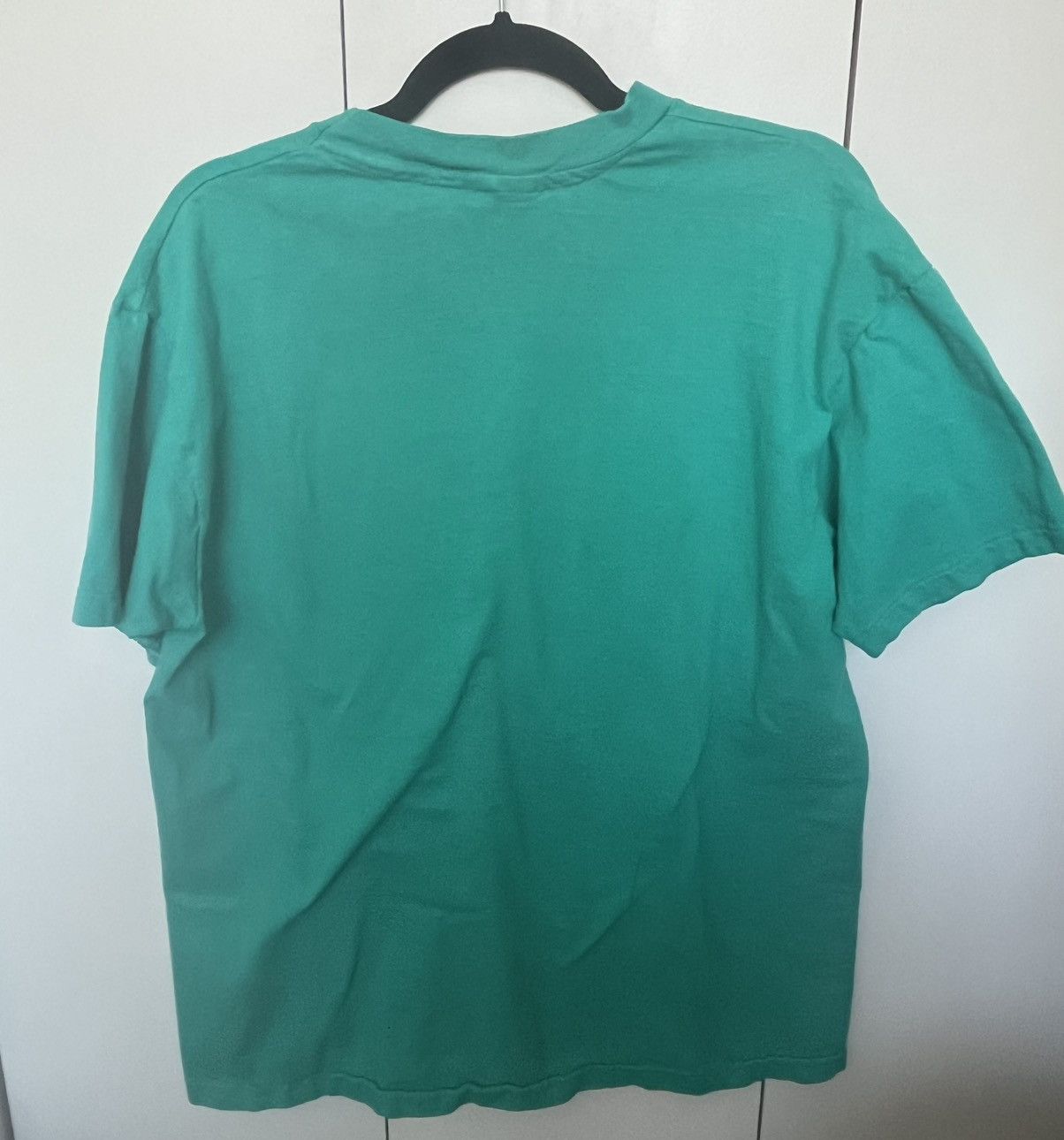 Hanes × Vintage Vintage Hanes Single Stitch Green T-Shirt XL Size US XL / EU 56 / 4 - 2 Thumbnail