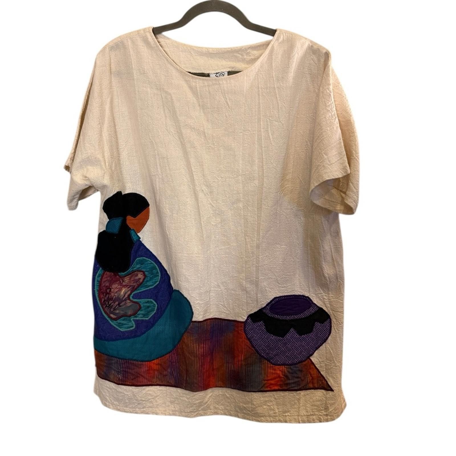 Other Alfredo's Wife Vintage Art to Wear NA Inspired Tunic sz S Size S / US 4 / IT 40 - 1 Thumbnail