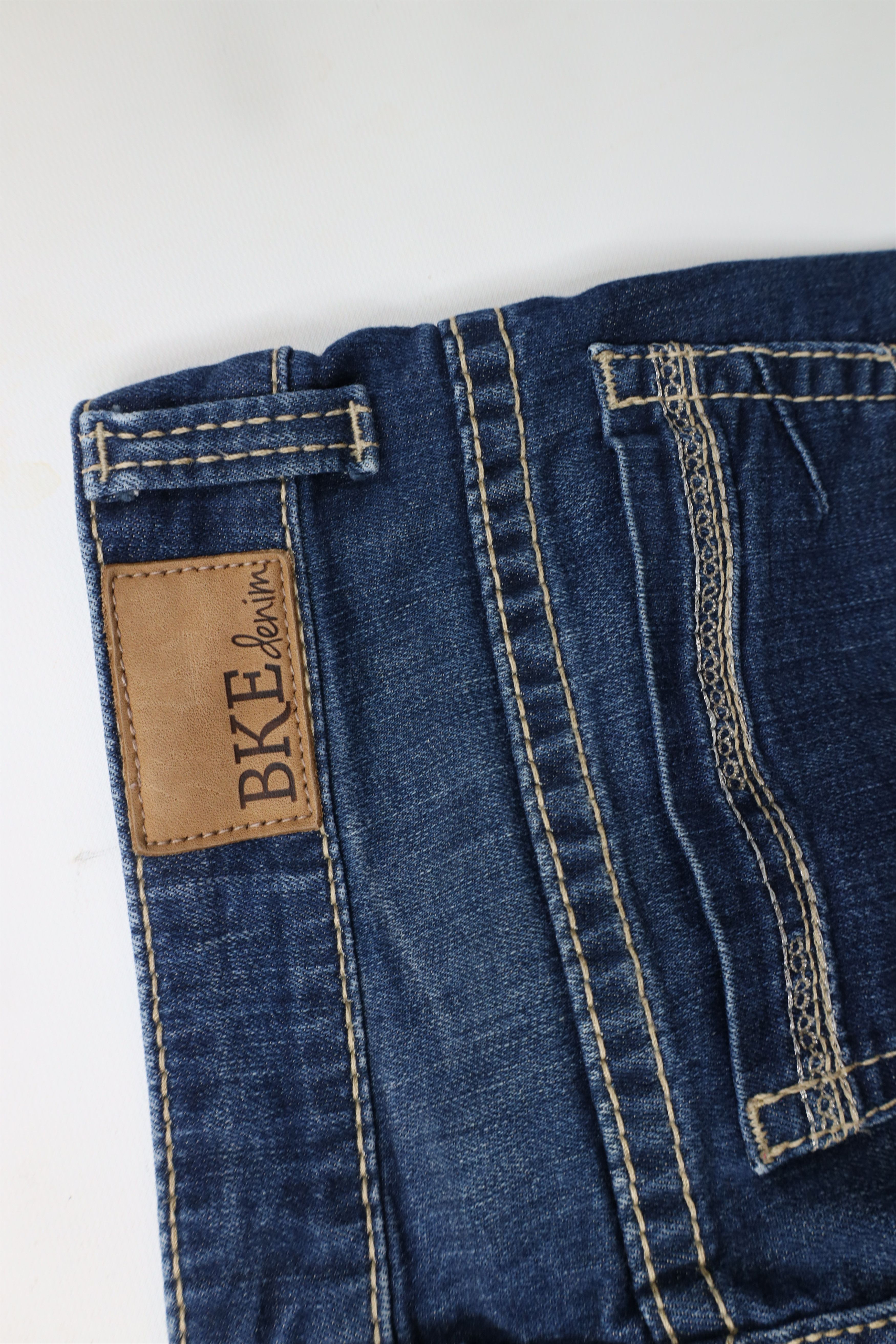 Vintage Buckle BKE Stitch Payton Bootcut Flared Denim Jeans Blue Size 28" / US 6 / IT 42 - 11 Thumbnail