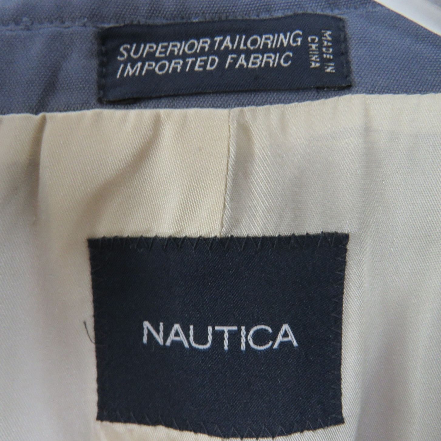 Nautica Nautica Navy Blue Men's Suit Jacket Sport Coat Extra Large Size 50R - 4 Thumbnail