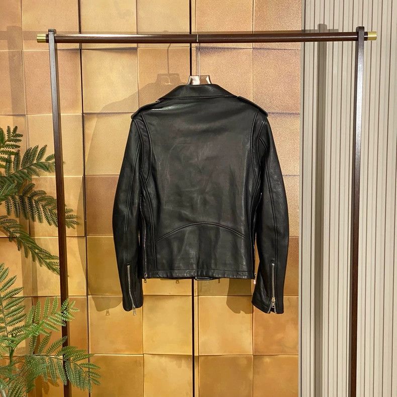 Amiri Amiri Black Leather Motorcycle Jacket Size US L / EU 52-54 / 3 - 2 Thumbnail