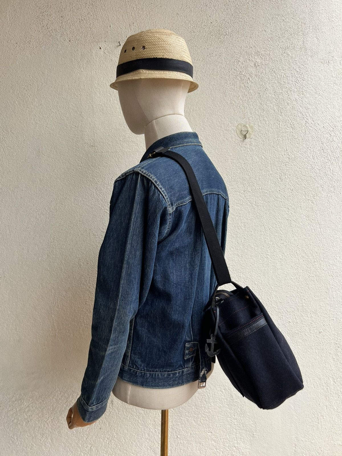 Other Jack Gomme France Wool Leather Bag Size ONE SIZE - 5 Thumbnail