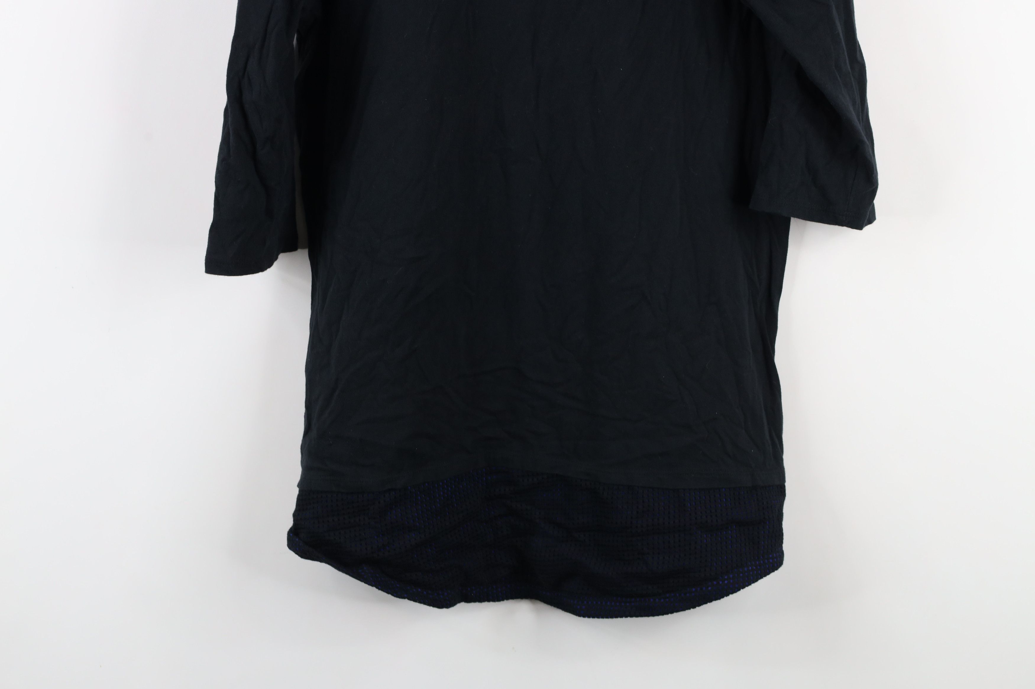 Nike × Vintage Nike Cut Detroit Pistons Basketball 3/4 Sleeve T-Shirt Black Size US L / EU 52-54 / 3 - 12 Thumbnail