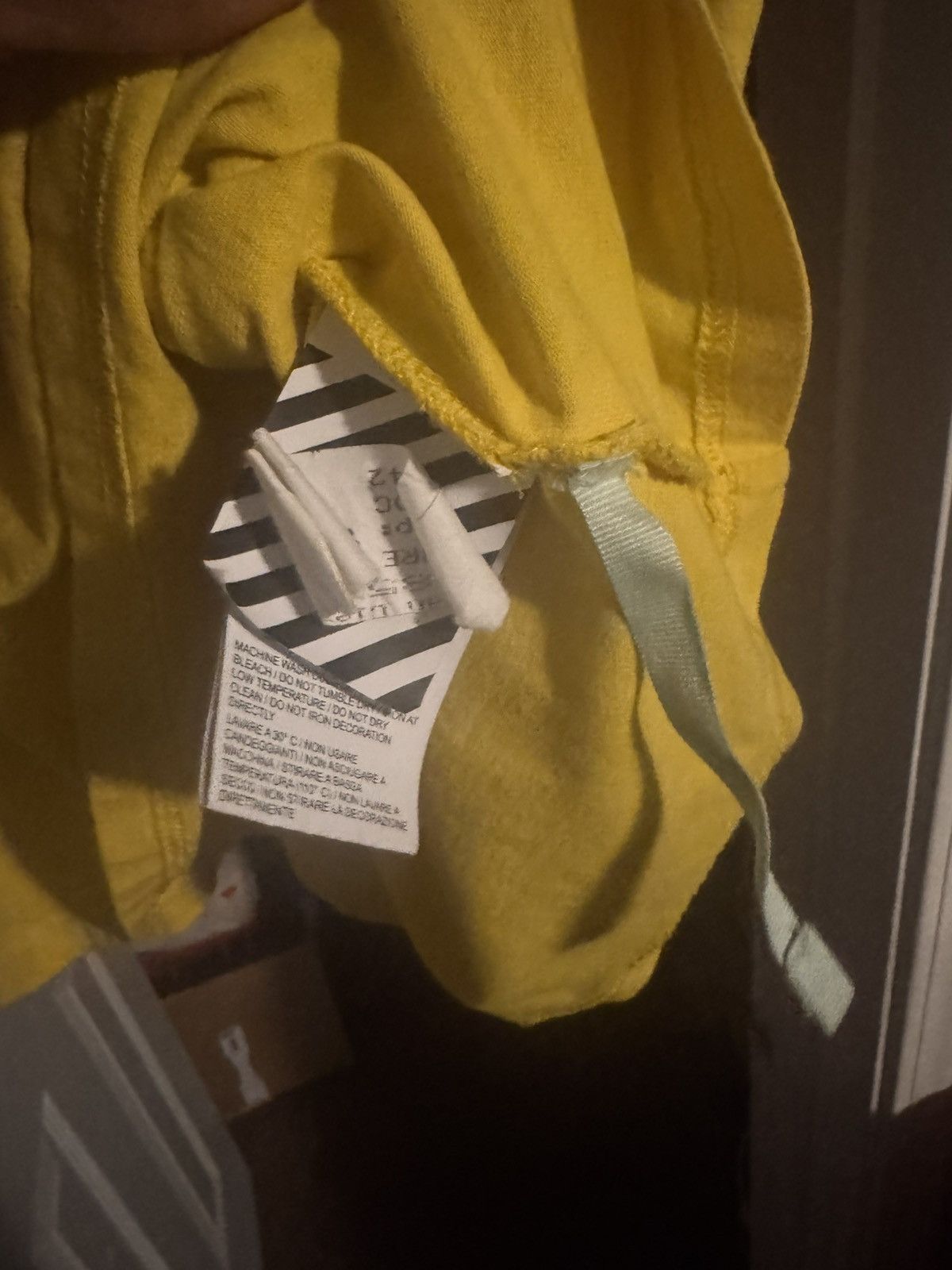 Off-White MAIN LABEL OFF WHITE TEE Size US M / EU 48-50 / 2 - 6 Thumbnail
