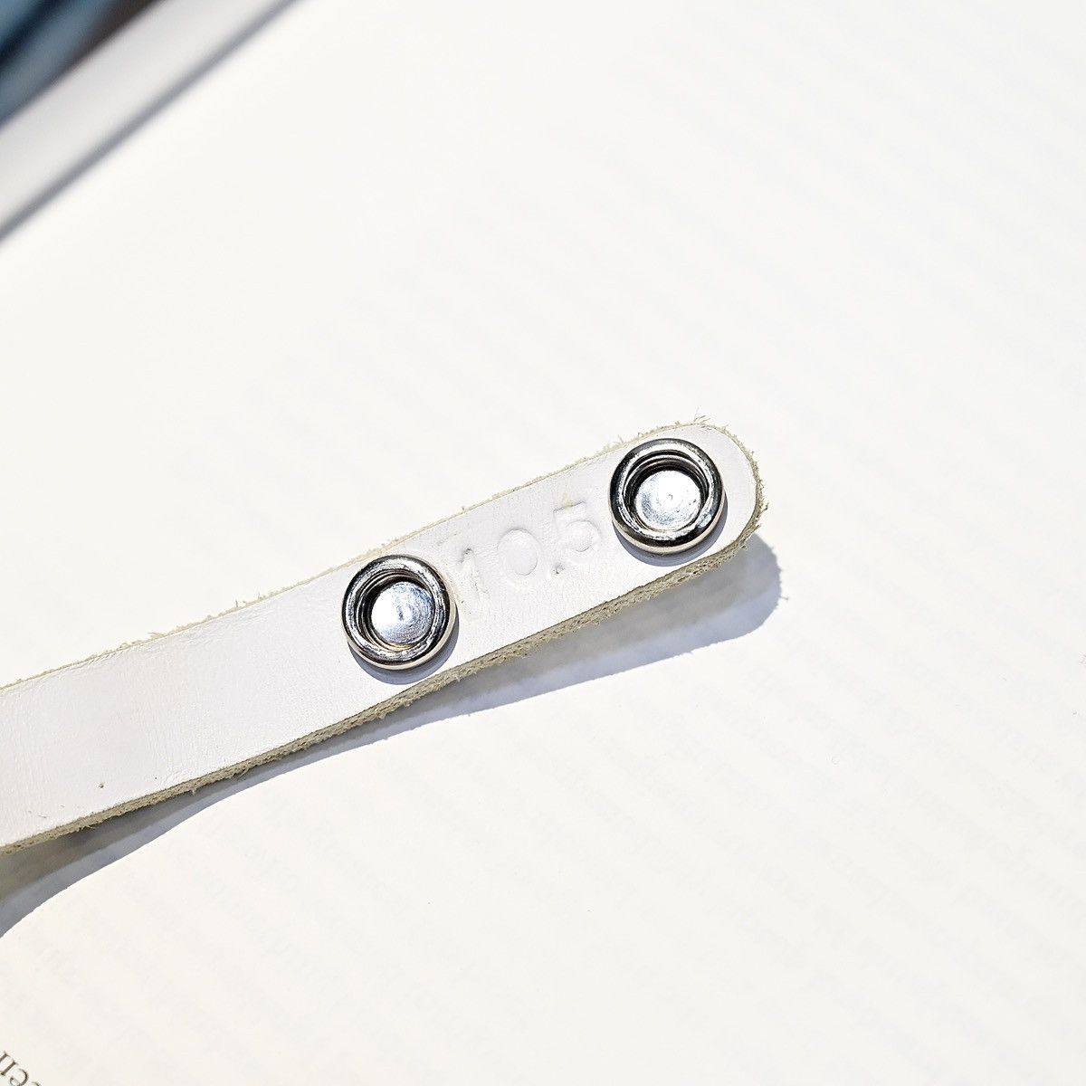 Chrome Hearts CHROME HEARTS 2 BTTN / 2 SNAP STAR SILVER BRACELET WHITE Size ONE SIZE - 3 Thumbnail