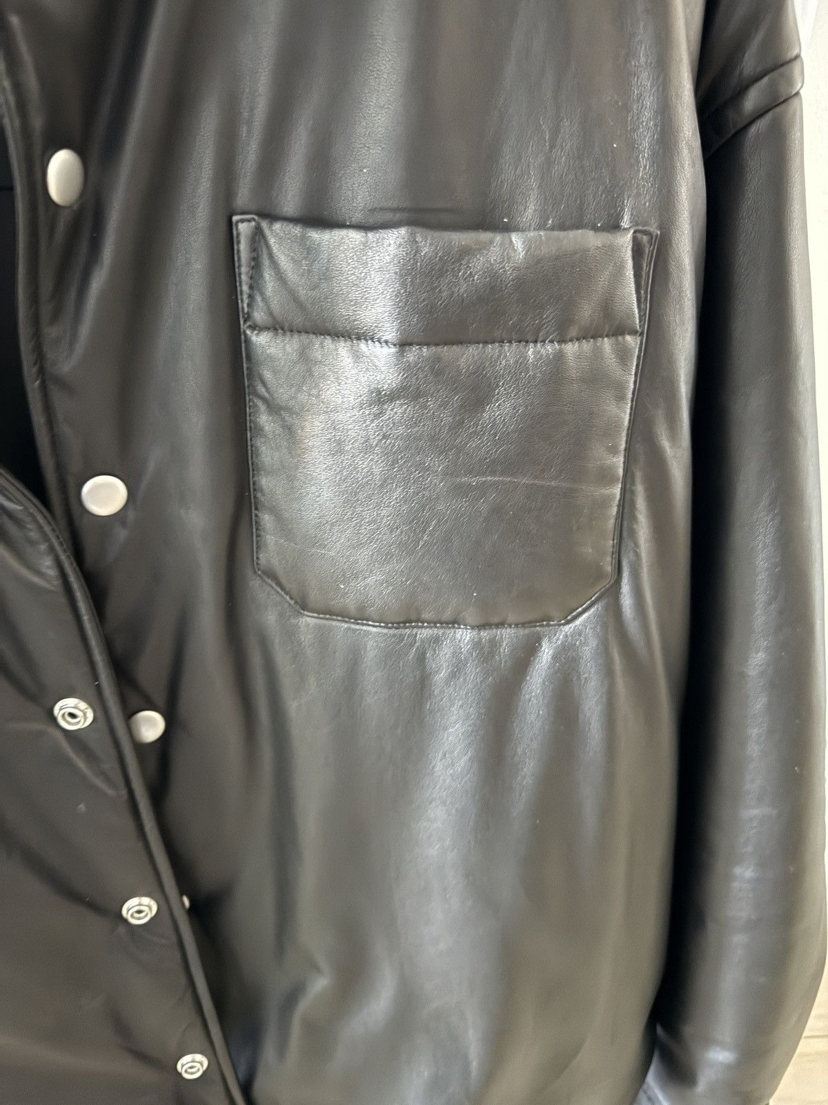 John Elliott John Elliott Leather Scout Overshirt - XS Size US XS / EU 42 / 0 - 3 Thumbnail