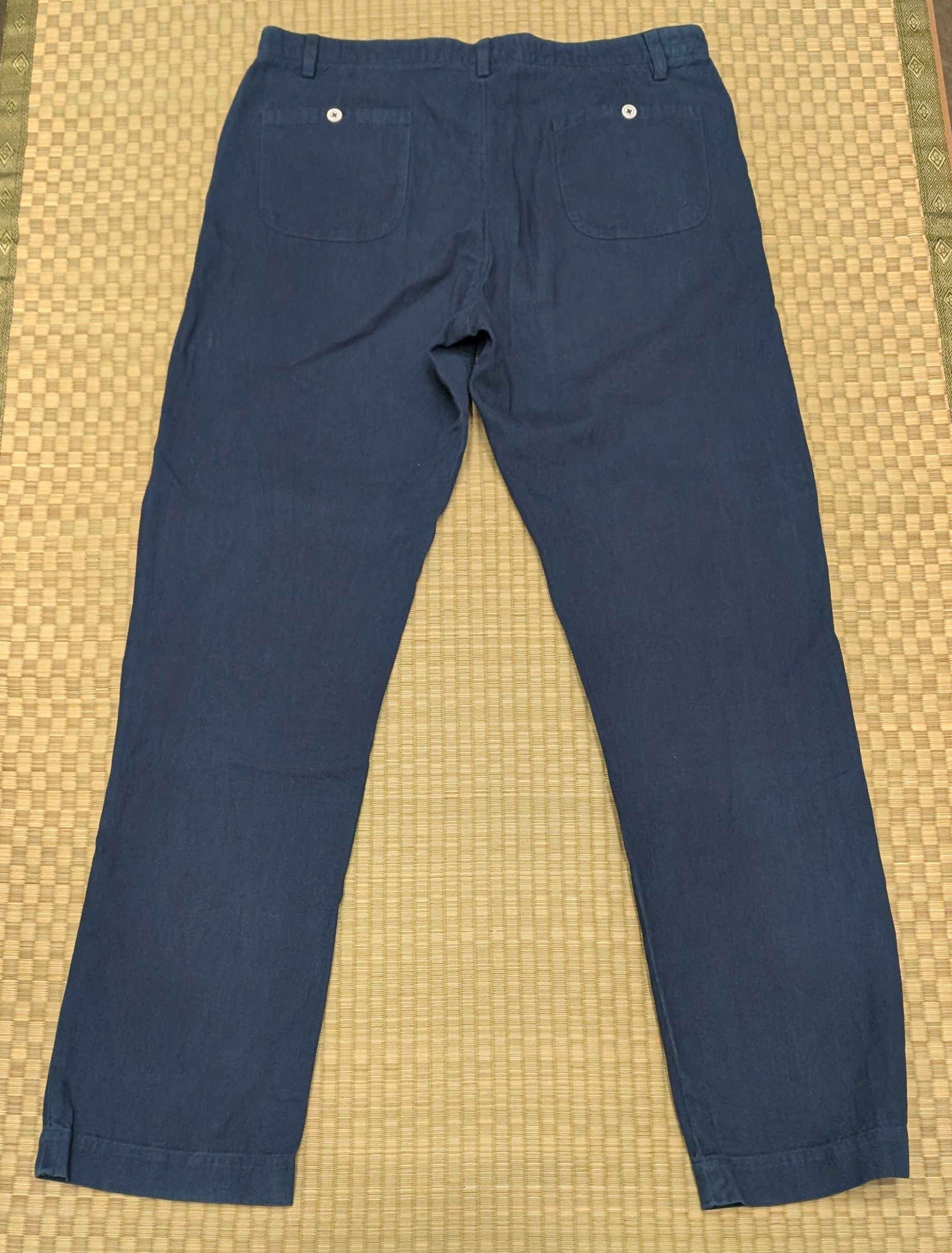 Industry of All Nations Industry of All Nations Cotton Twill Chinos 12 Dip Indigo Size US 32 / EU 48 - 2 Thumbnail