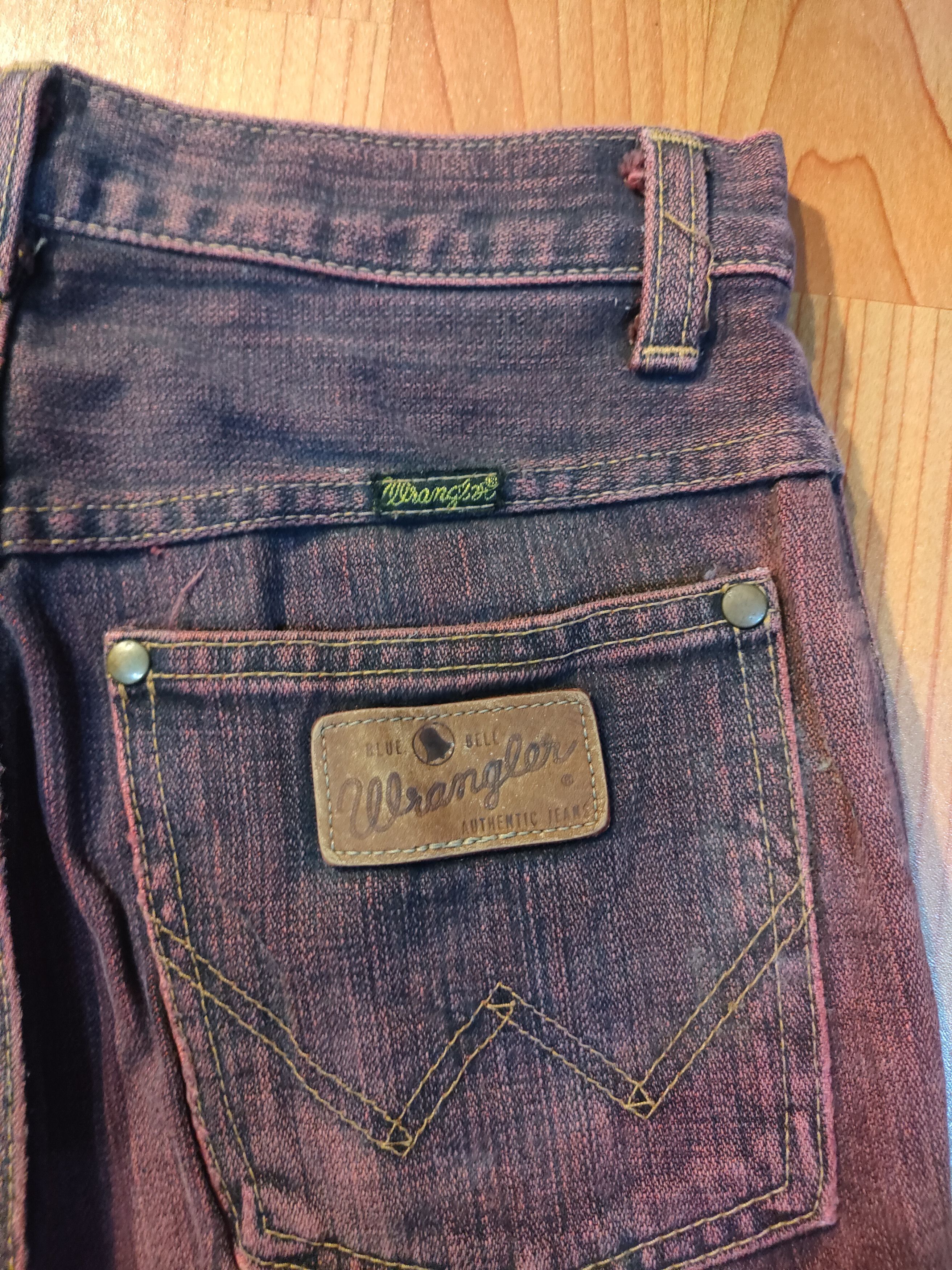 If Six Was Nine × Wrangler Wrangler Lady Flare Jeans Size 27" / US 4 / IT 40 - 2 Thumbnail