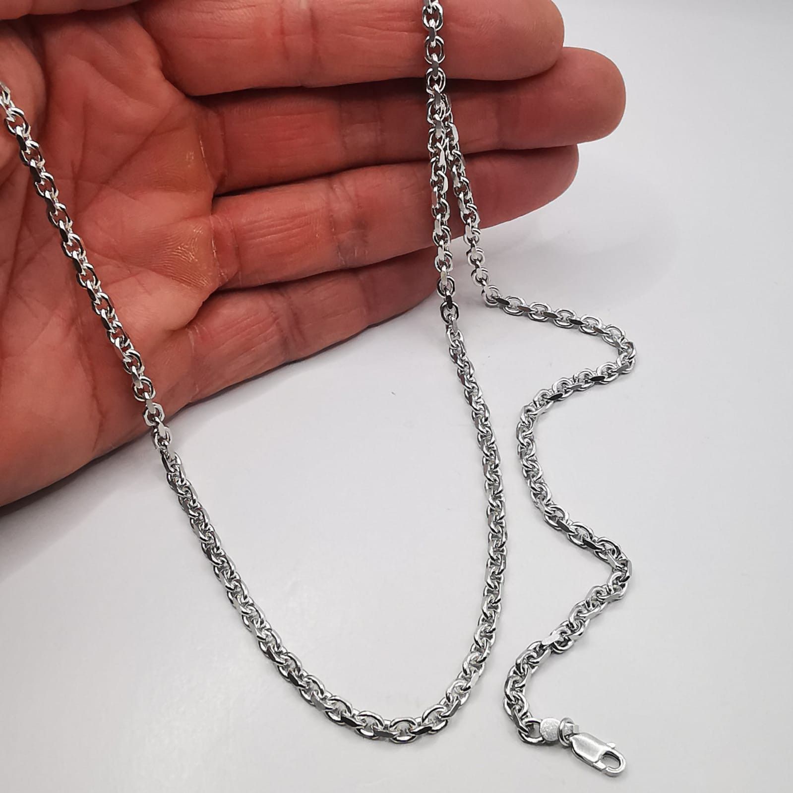 Sterling Silver Vintage Chain,925 Sterling Silver,Signed ,Handmade 26,45g Size ONE SIZE - 3 Thumbnail