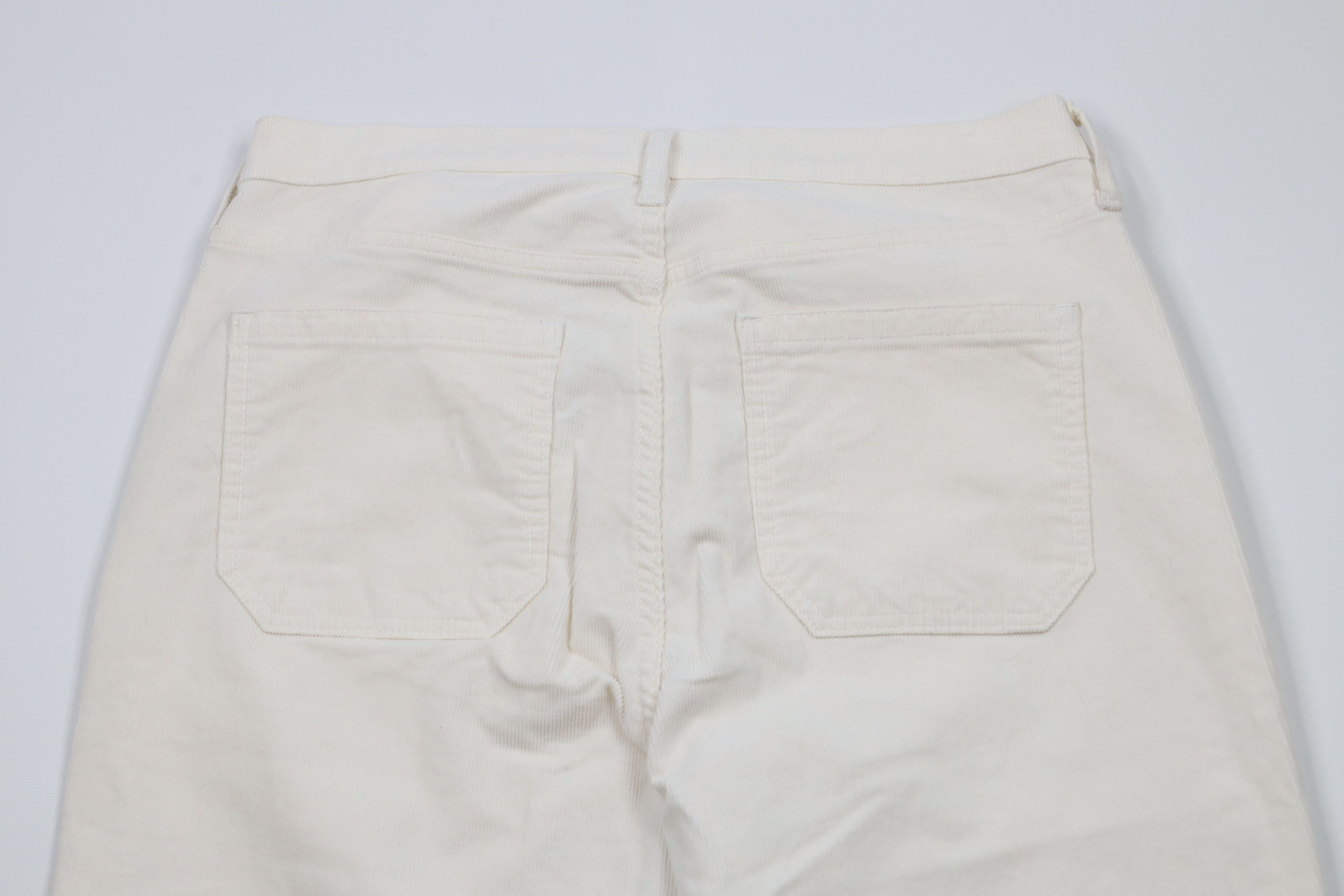 Gap × Vintage Vintage Y2K Gap Flare High Rise Corduroy Chino Pants Cream Size 32" / US 10 / IT 46 - 11 Thumbnail