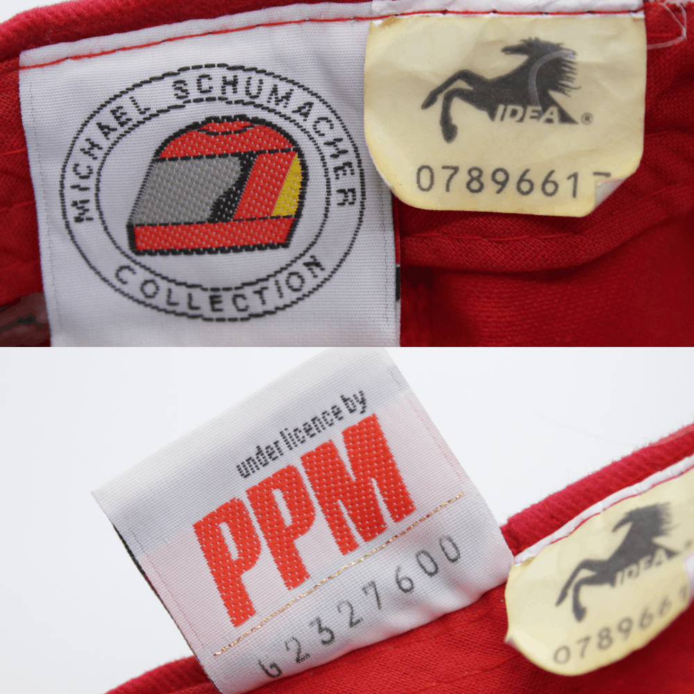 Ferrari 2001 Michael Schumacher Logo F1 Cap Size ONE SIZE - 7 Thumbnail