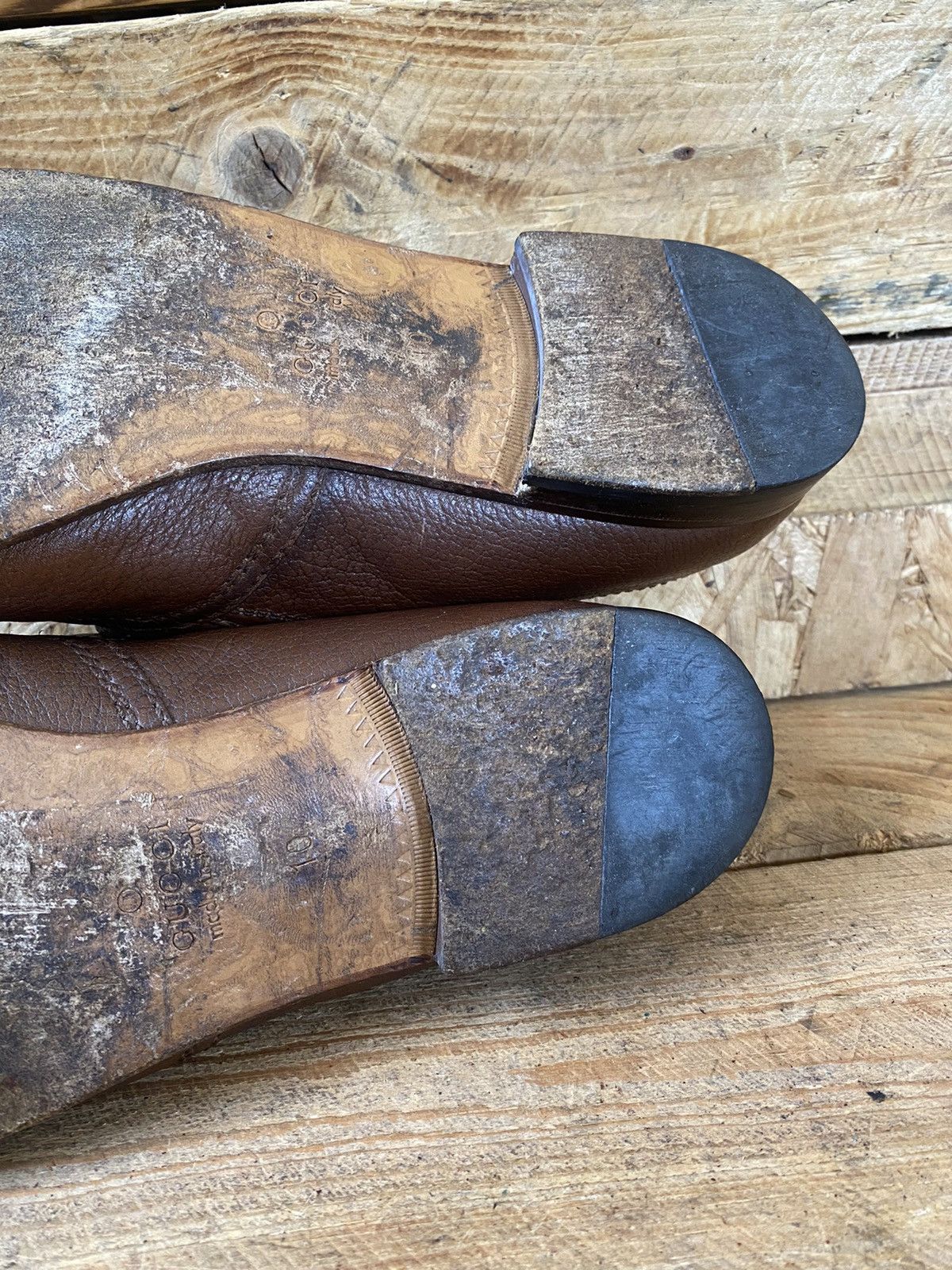 Gucci Gucci brown double monk strap brown leather shoes uk10,sz44 Size US 11 / EU 44 - 16 Thumbnail