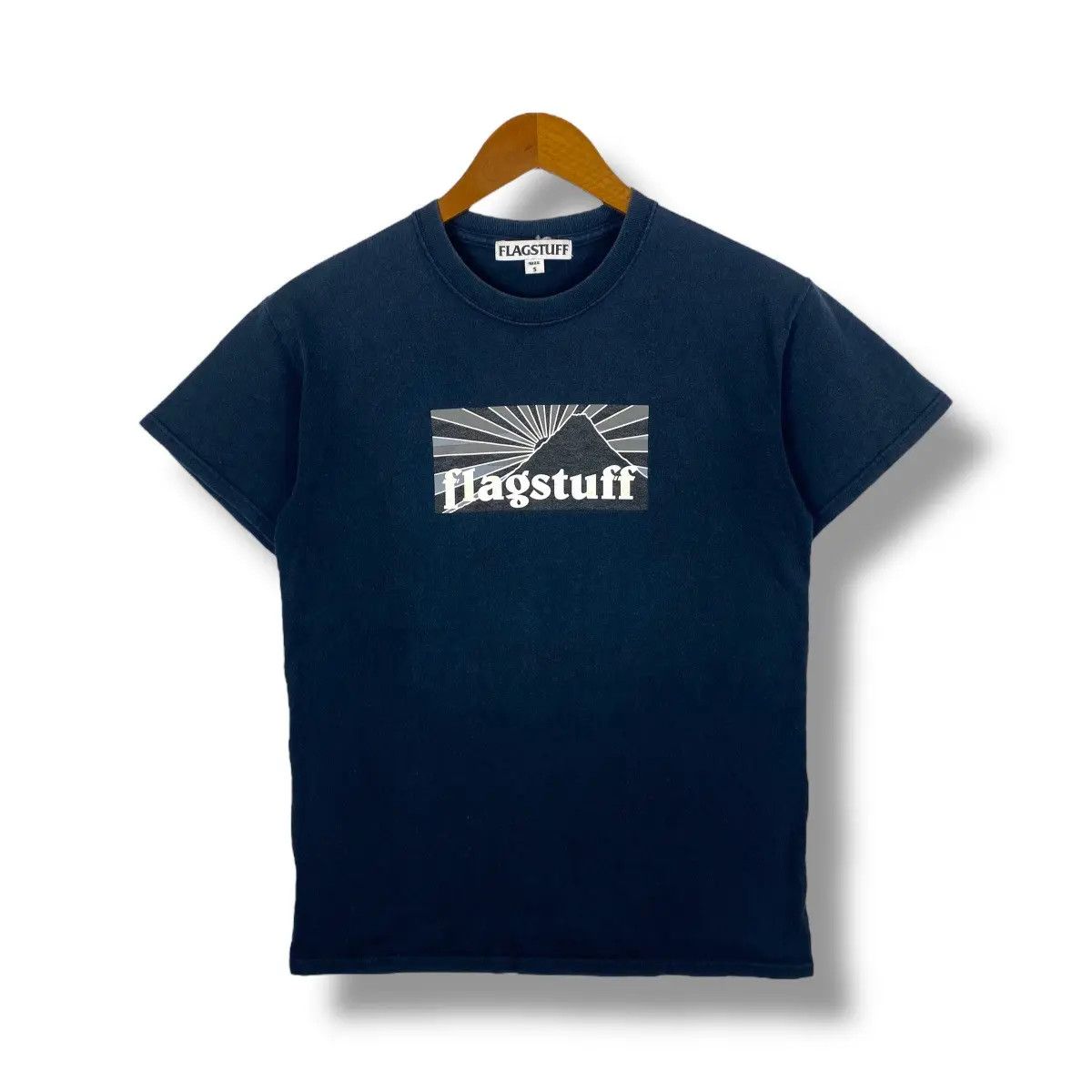 Flagstuff FLAGSTUFF Box Logo Graphic Tee Shirt Small Size Size US S / EU 44-46 / 1 - 1 Thumbnail