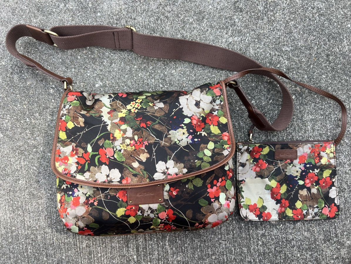 Paul Smith Paul smith Flowers Art Sling Bag Size ONE SIZE - 6 Thumbnail