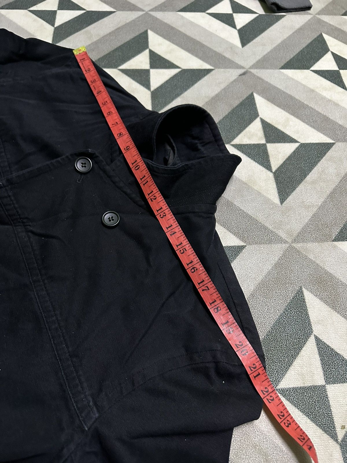 Yohji Yamamoto Y’bis Yohji Yamamoto double button coat Size US L / EU 52-54 / 3 - 11 Thumbnail