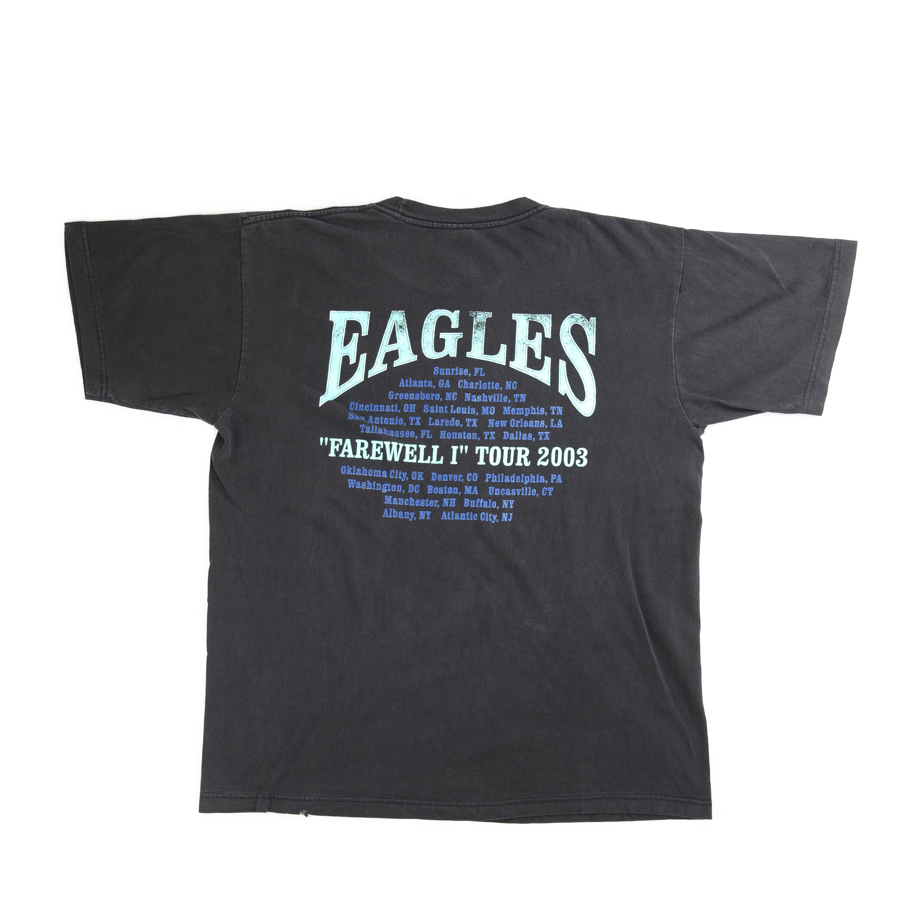 Band Tees × Vintage Vintage 2003 Eagles Farewell Tour Tee Shirt Size US L / EU 52-54 / 3 - 2 Thumbnail