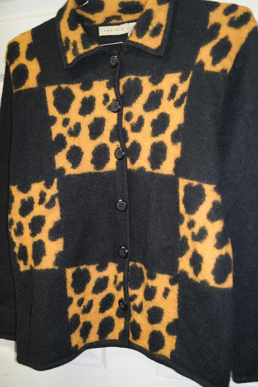 Other 90's Inspired by Belle Pointe Leopard Print Cardigan Size M / US 6-8 / IT 42-44 - 3 Thumbnail