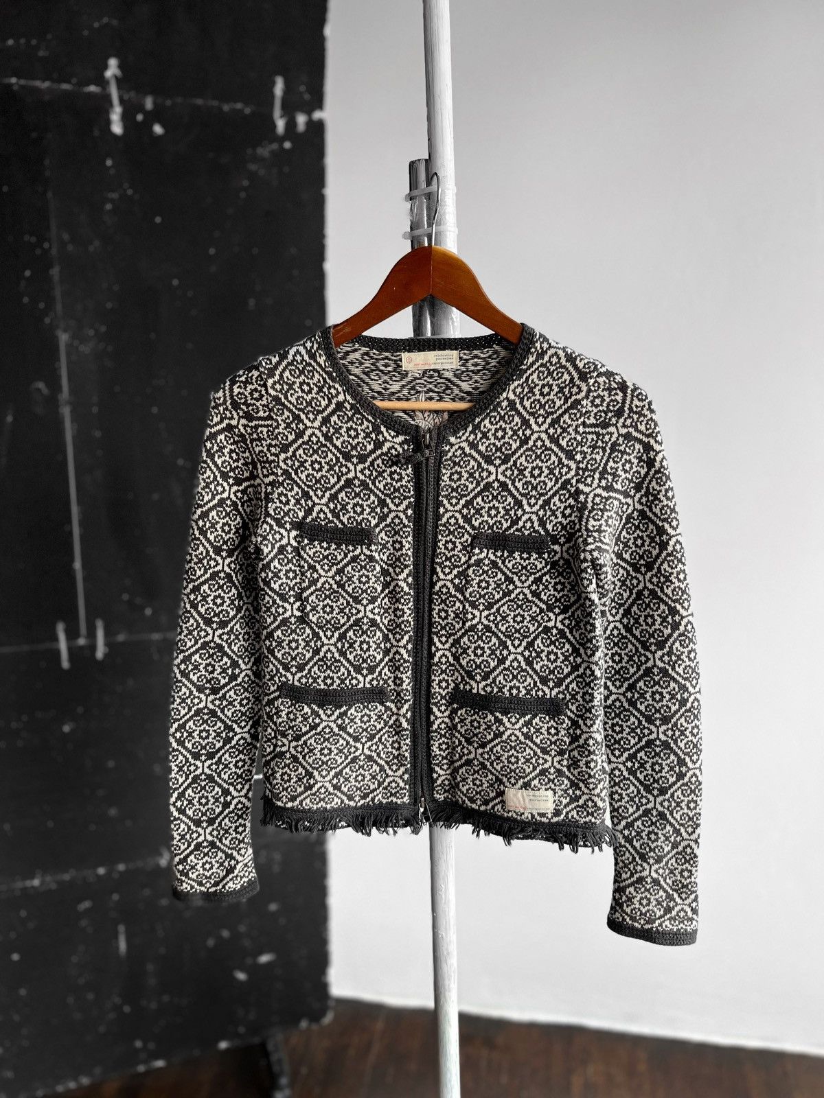 Molly Odd Streetwear Odd Molly 650 Womens Cotton Knitted Zip Cardigan Sweater Grailed