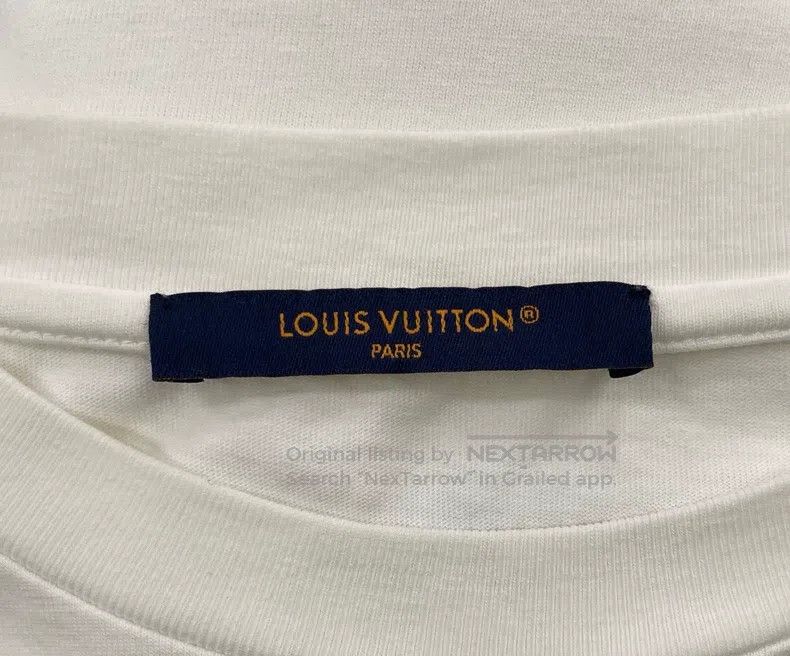 Louis Vuitton Louis Vuitton White Flying Pigeon Short Sleeve Size US L / EU 52-54 / 3 - 5 Thumbnail