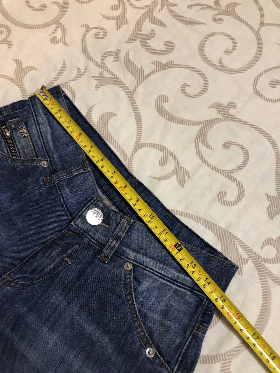 Miss Sixty Miss Sixty Diablo Slim Straight Leg Jeans Womens Destroyed Size 25" / US 0 / IT 36 - 14 Thumbnail