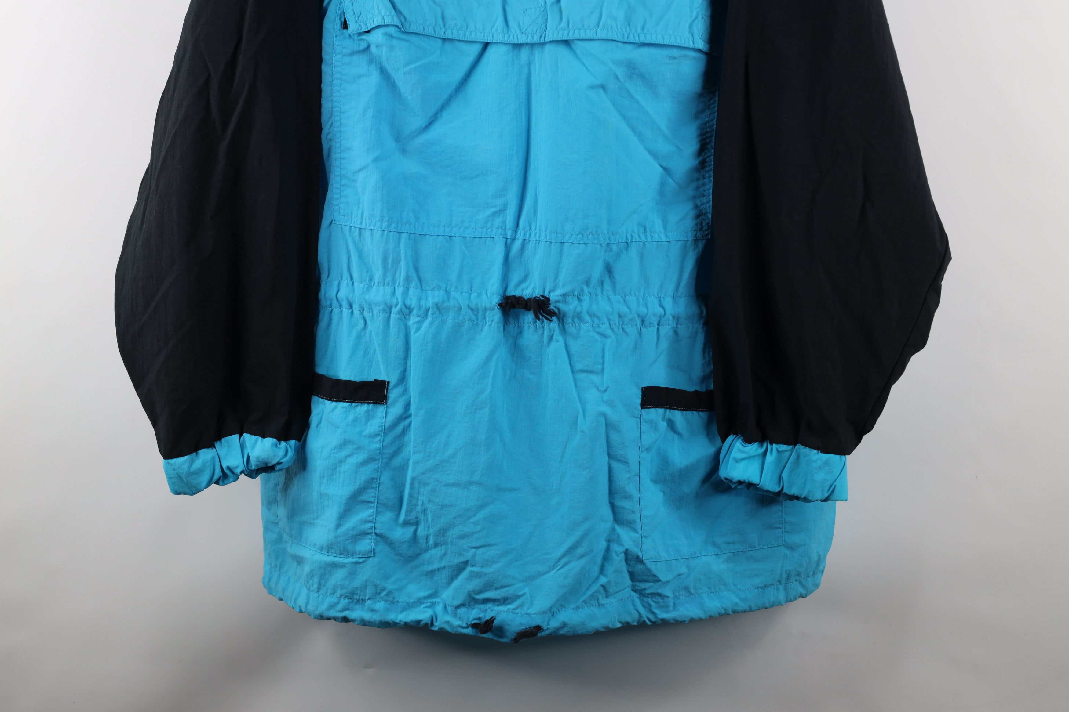 Vintage Vintage 90s Streetwear Block Packable Pullover Parka Jacket Size US M / EU 48-50 / 2 - 3 Thumbnail