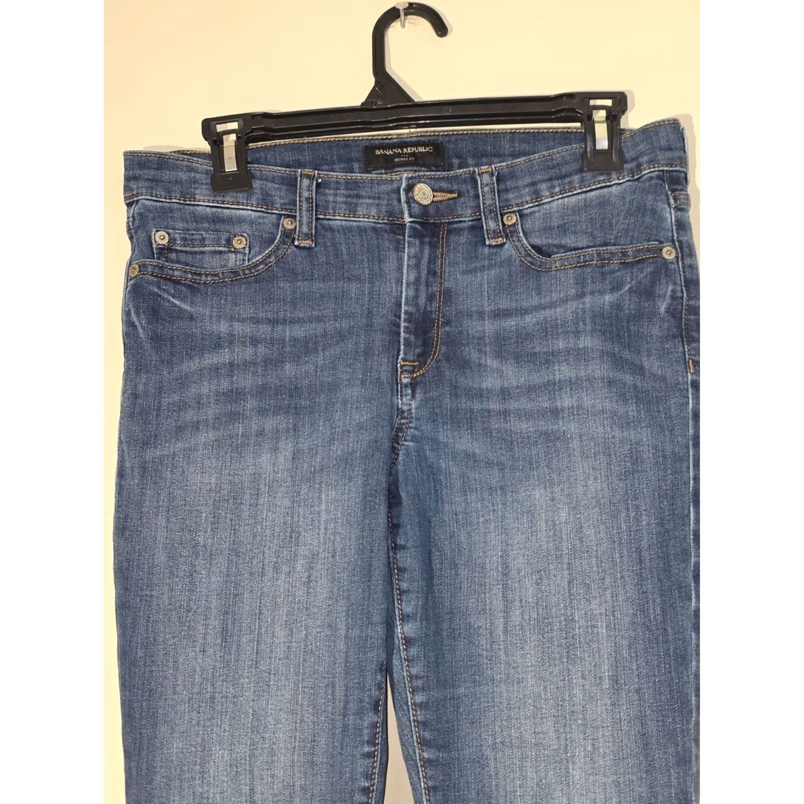 Banana Republic Banana Republic Jeans Women’s 28/6 Skinny Denim Cotton Blue 5-Pocket Medium Wash with Zip Closure Size 28" / US 6 / IT 42 - 3 Thumbnail