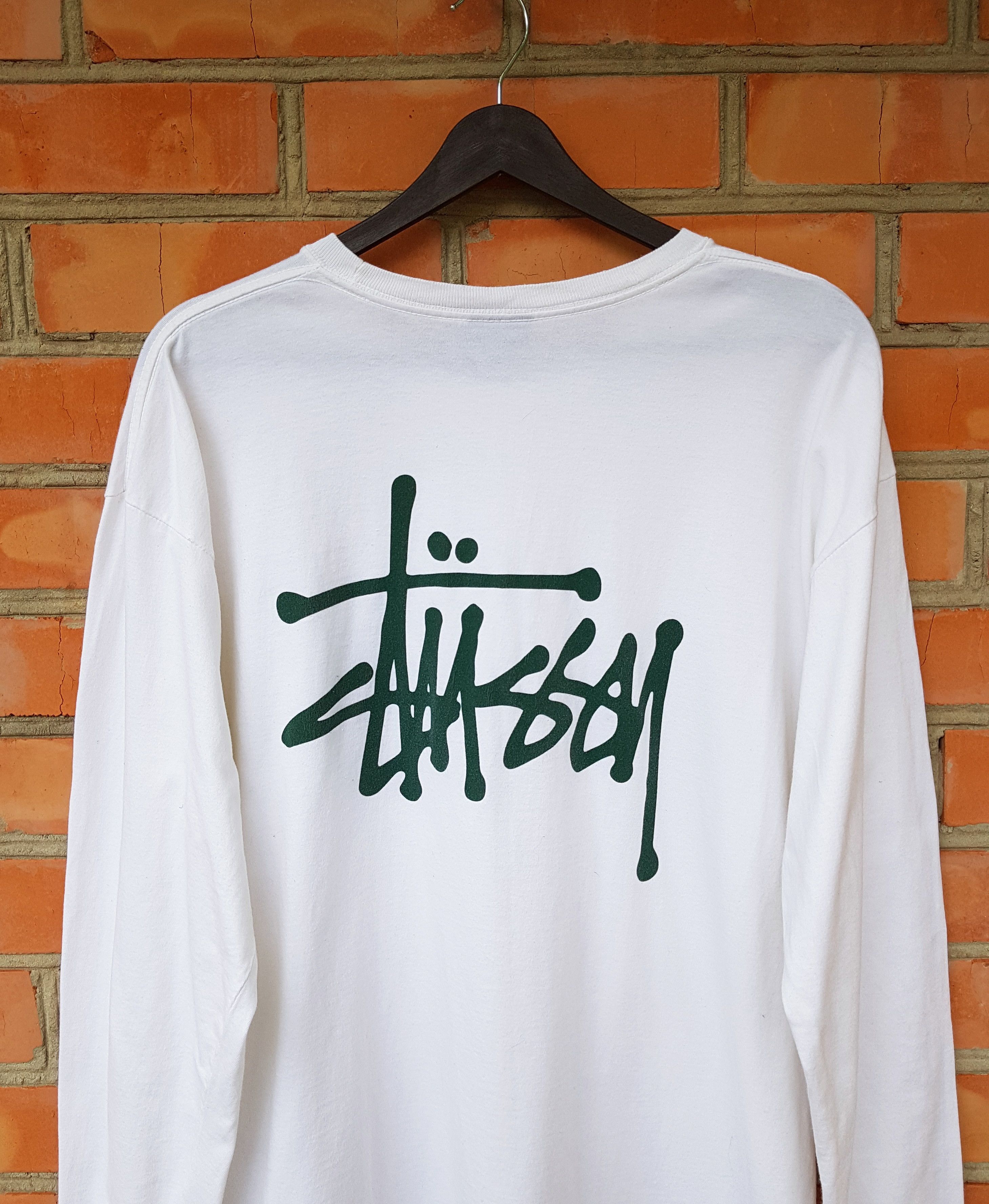 Stussy Stussy Vintage Big Logo Long Sleeve T Shirt Pullover sz L Size US L / EU 52-54 / 3 - 2 Thumbnail