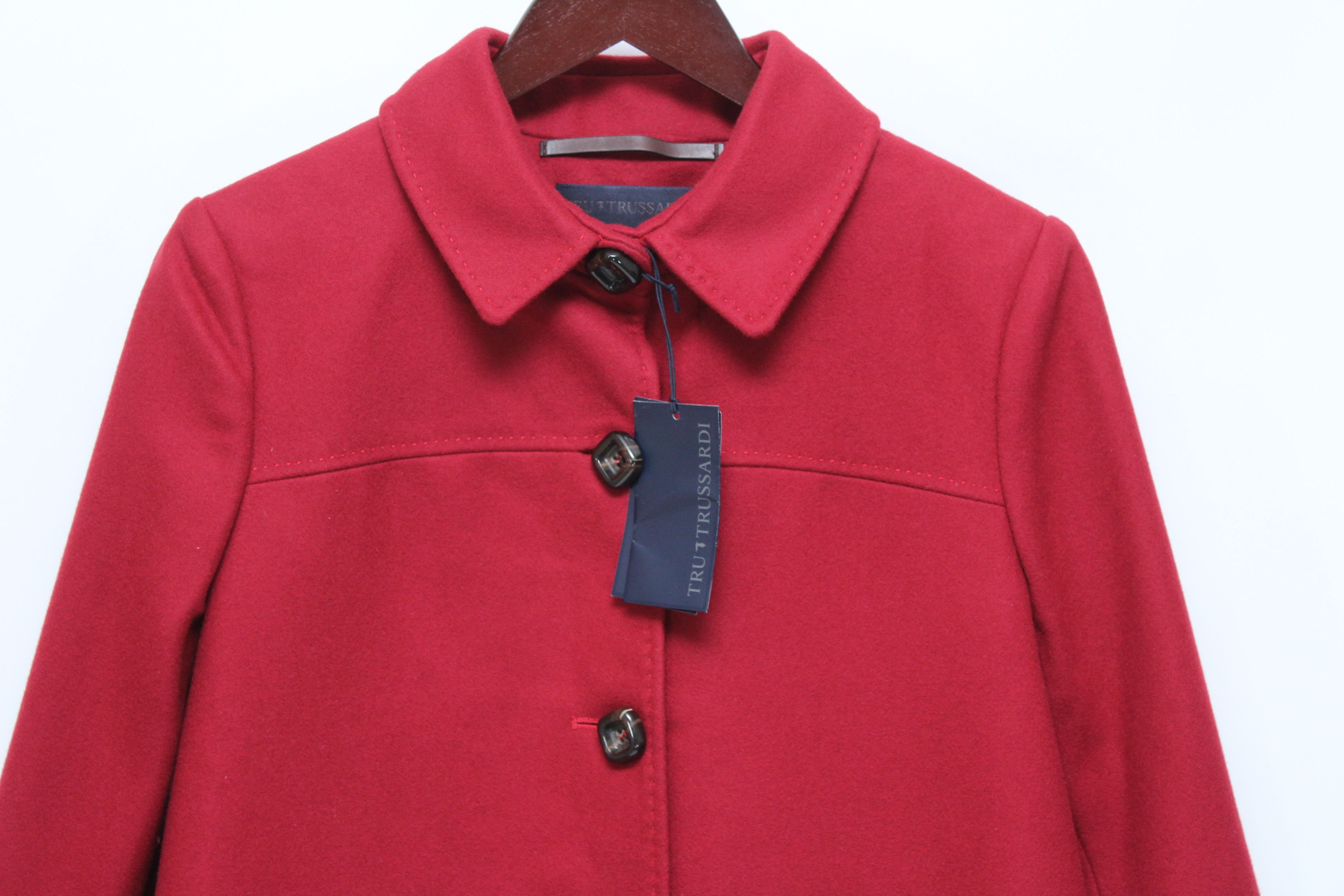Trussardi Trussardi Coat Jacket Wool Womens Size 44 Authentic Hype Size M / US 6-8 / IT 42-44 - 4 Thumbnail