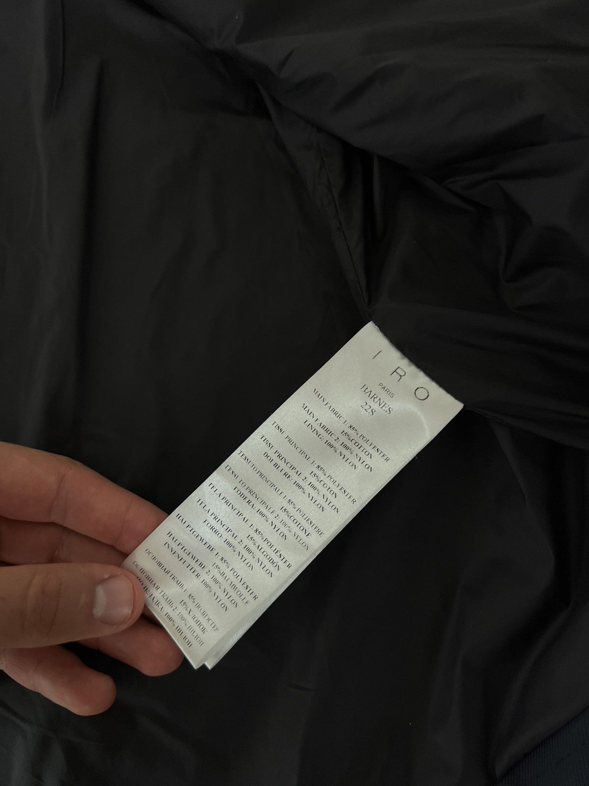 Iro IRO Spring /Summer 2022 Blue/Black Barnes Paris Jacket Size US M / EU 48-50 / 2 - 18 Thumbnail