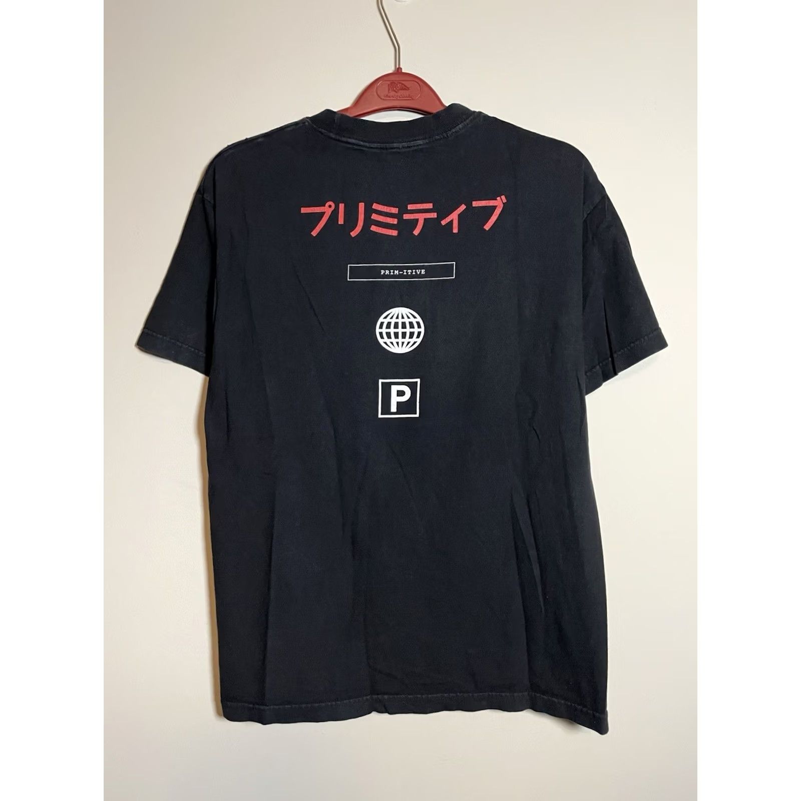 Primitive Primitive Apparel Men T-Shirt Graphic Black Large Run 2000s Cotton Crew Neck Short Sleeve Shirt Mens Size US L / EU 52-54 / 3 - 6 Thumbnail