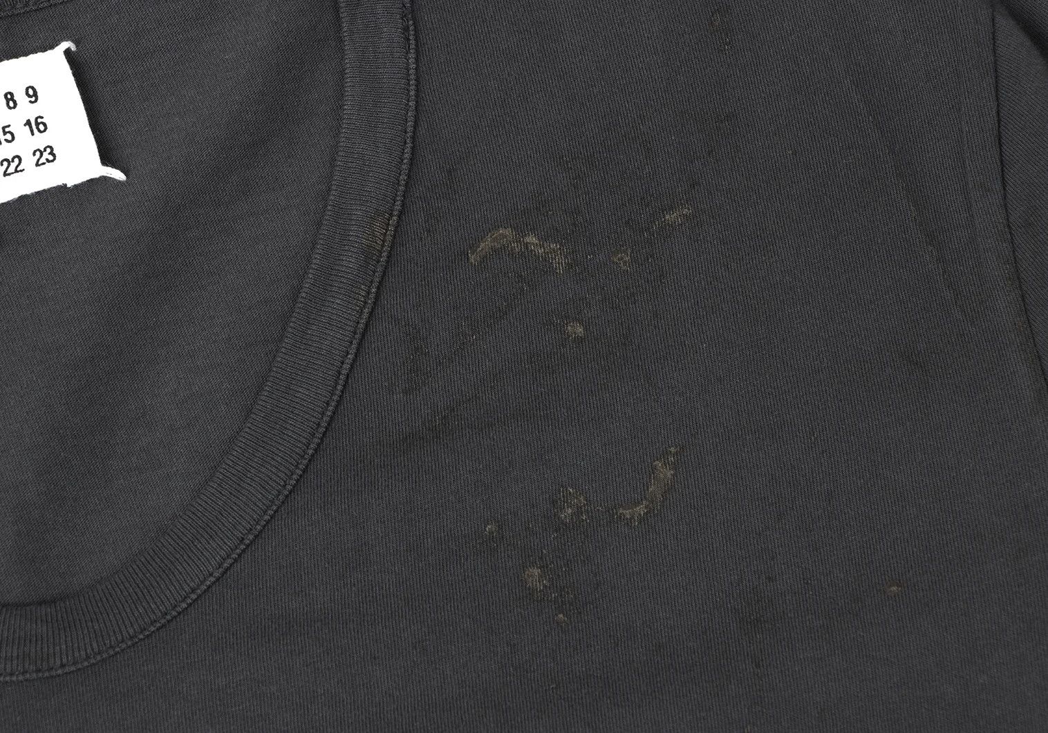 Maison Margiela Splash Print T-Shirt in Charcoal Size 46 Size US S / EU 44-46 / 1 - 5 Thumbnail