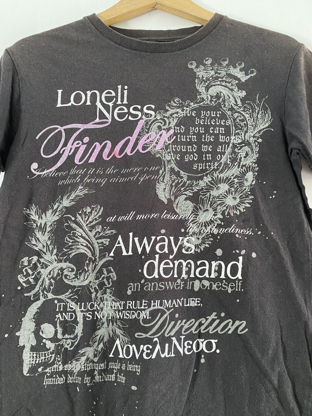 If Six Was Nine × Japanese Brand × Le Grande Bleu (L.G.B.) Vintage t-graphics poem tshirt Size US S / EU 44-46 / 1 - 2 Thumbnail