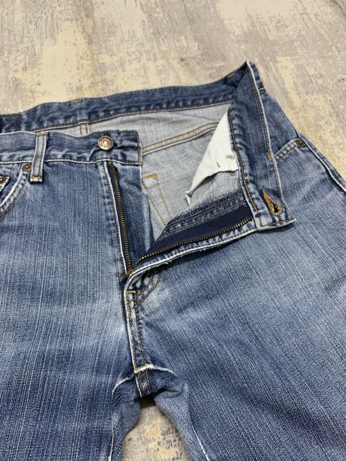 Edwin EDWIN 503 REGULAR DENIM JEANS BLUE WASH Size US 33 - 5 Thumbnail