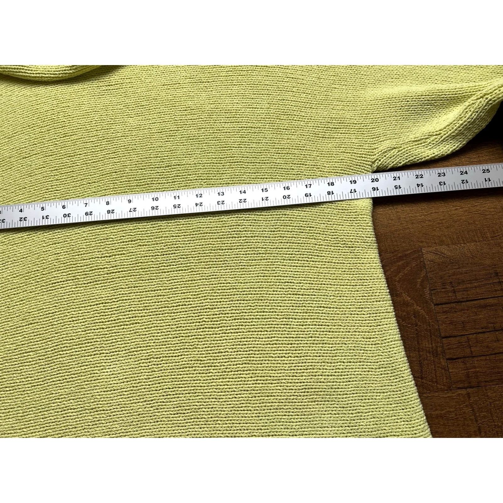 Eileen Fisher Eileen Fisher Womens XS Chartreuse Knit Box Top Cozy Organic Cotton Sweater Size XS / US 0-2 / IT 36-38 - 6 Thumbnail